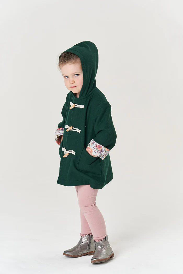 Poppy & Jazz Baby/Child Walnut Duffle Coat - Image 2