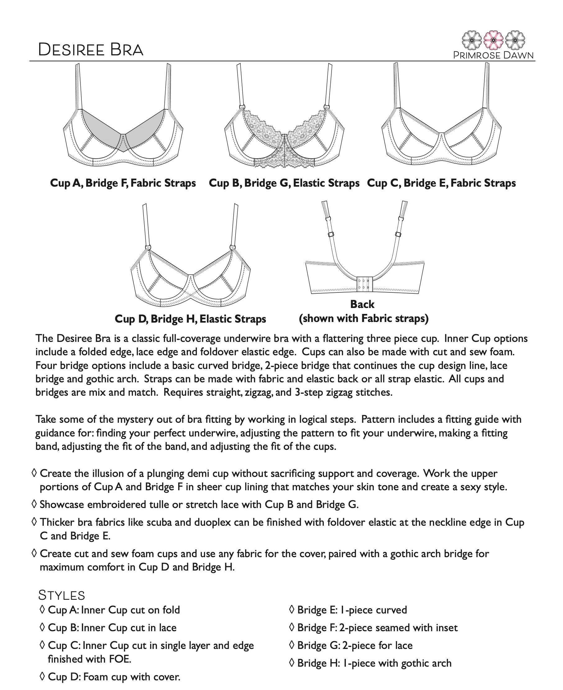 Primrose Dawn Desiree Bra PDF - Image 6