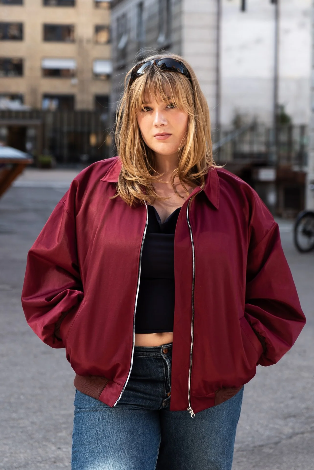 Puff and Pencil Bomber Jacket - Image 6