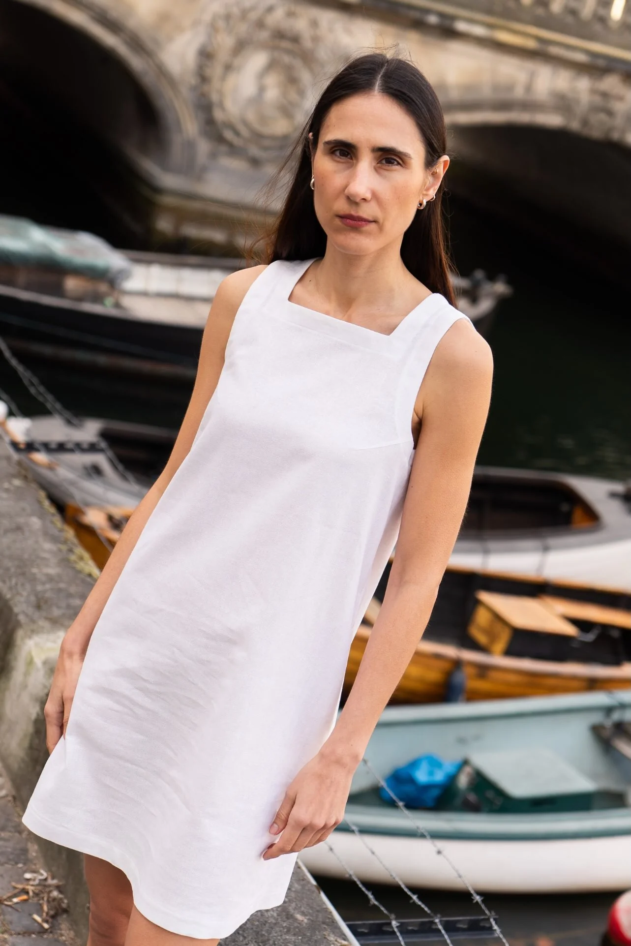 Puff and Pencil Capri Dress - Image 4