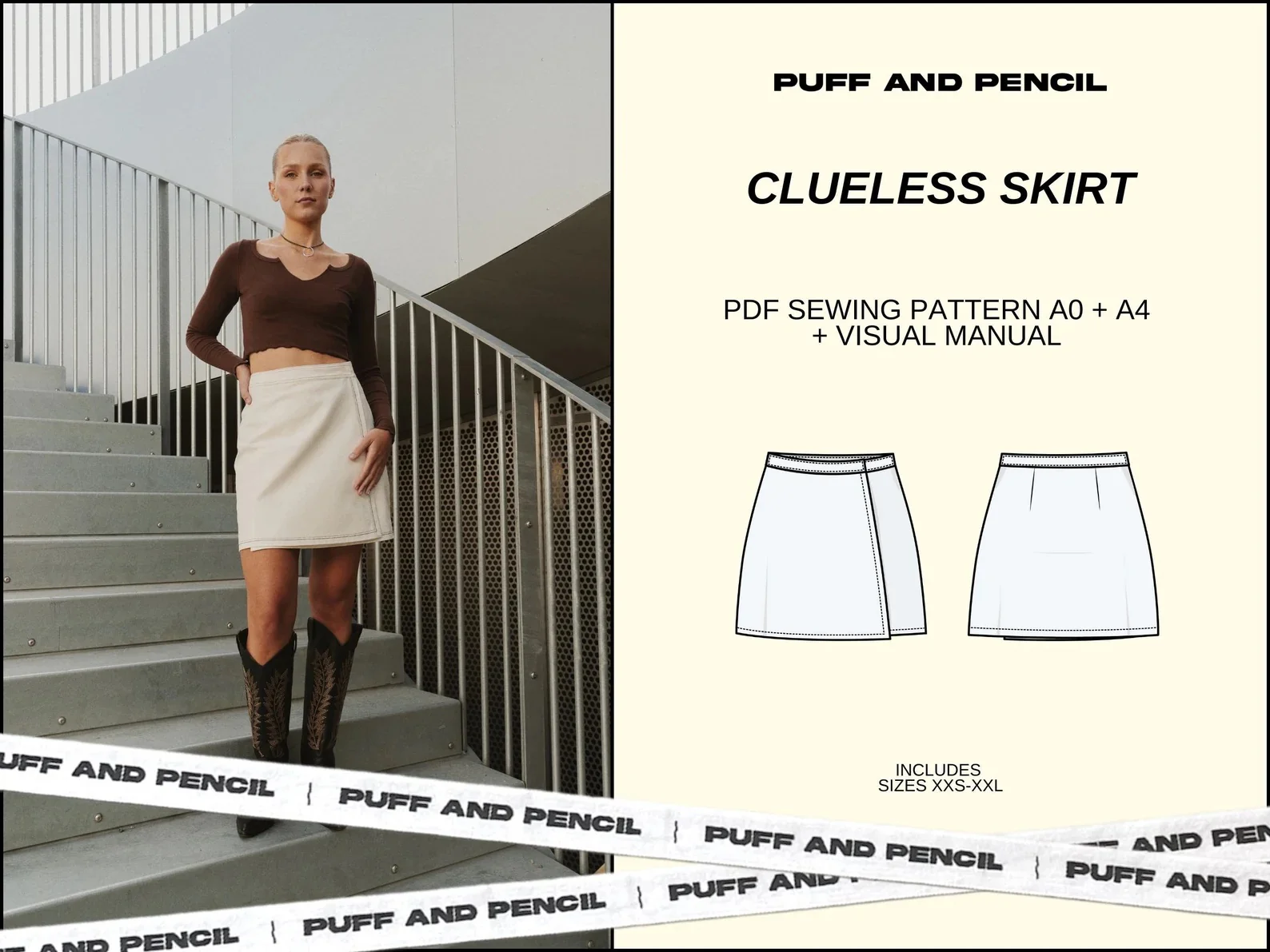 Puff and Pencil Clueless Skirt - Image 6