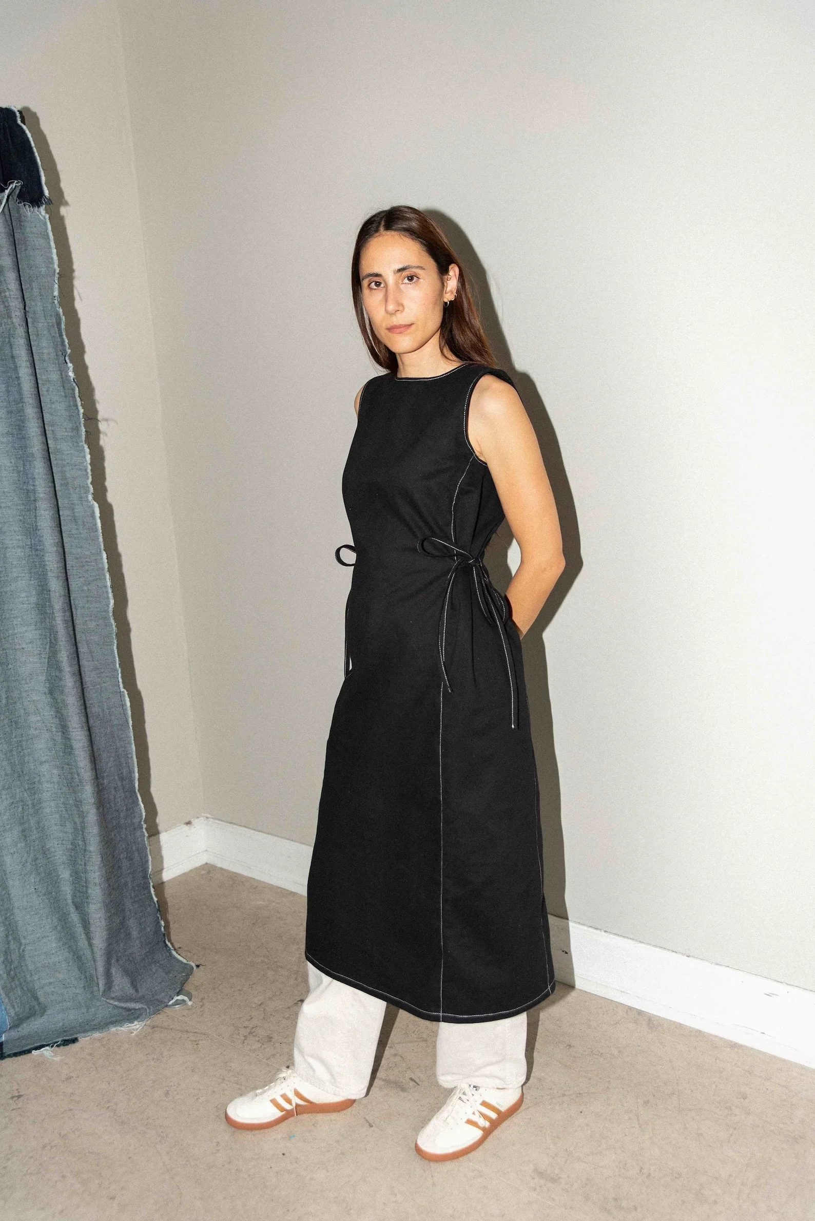 Puff and Pencil Panel Dress - Image 4