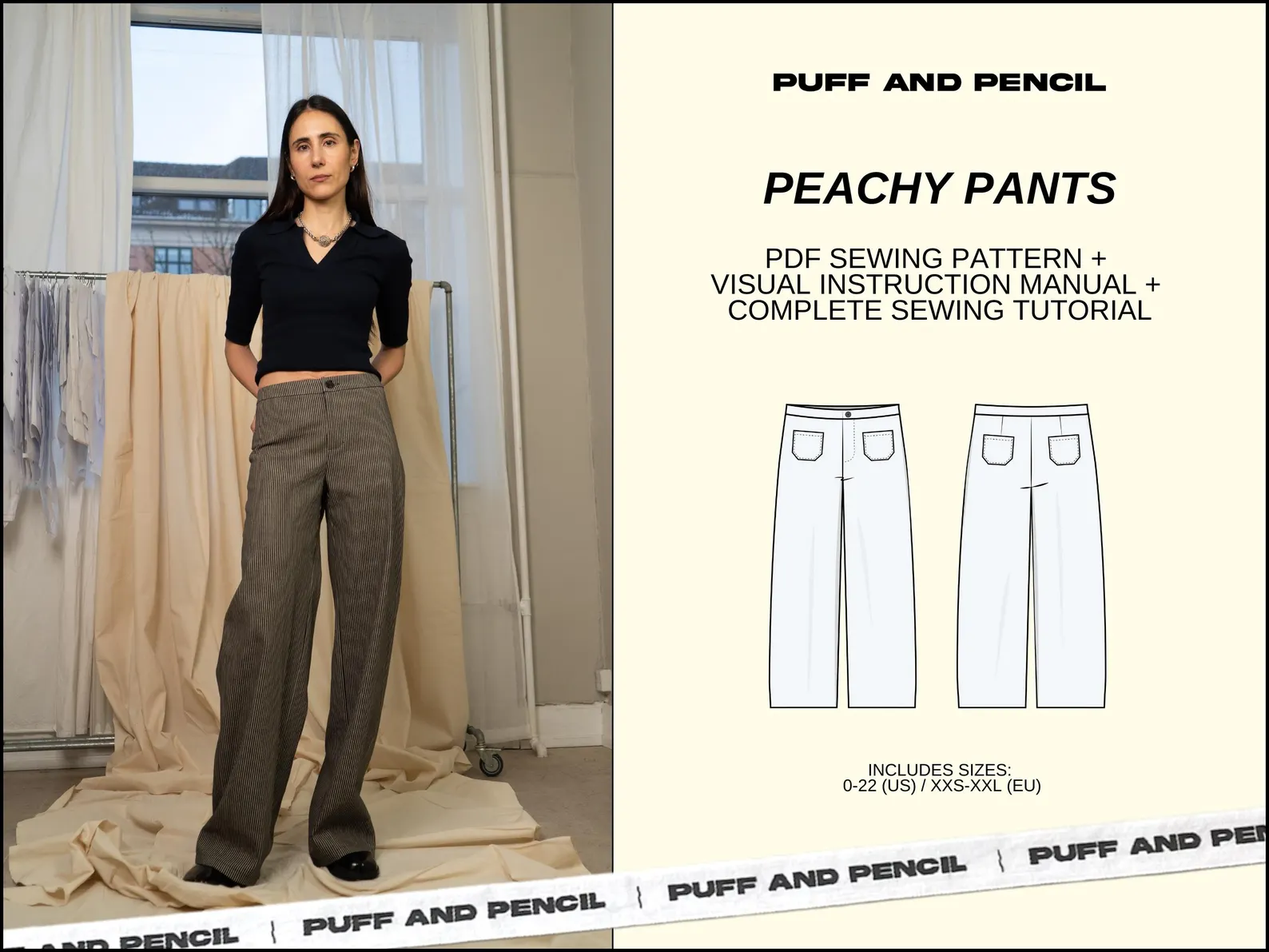 Puff and Pencil Peachy Pants - Image 8