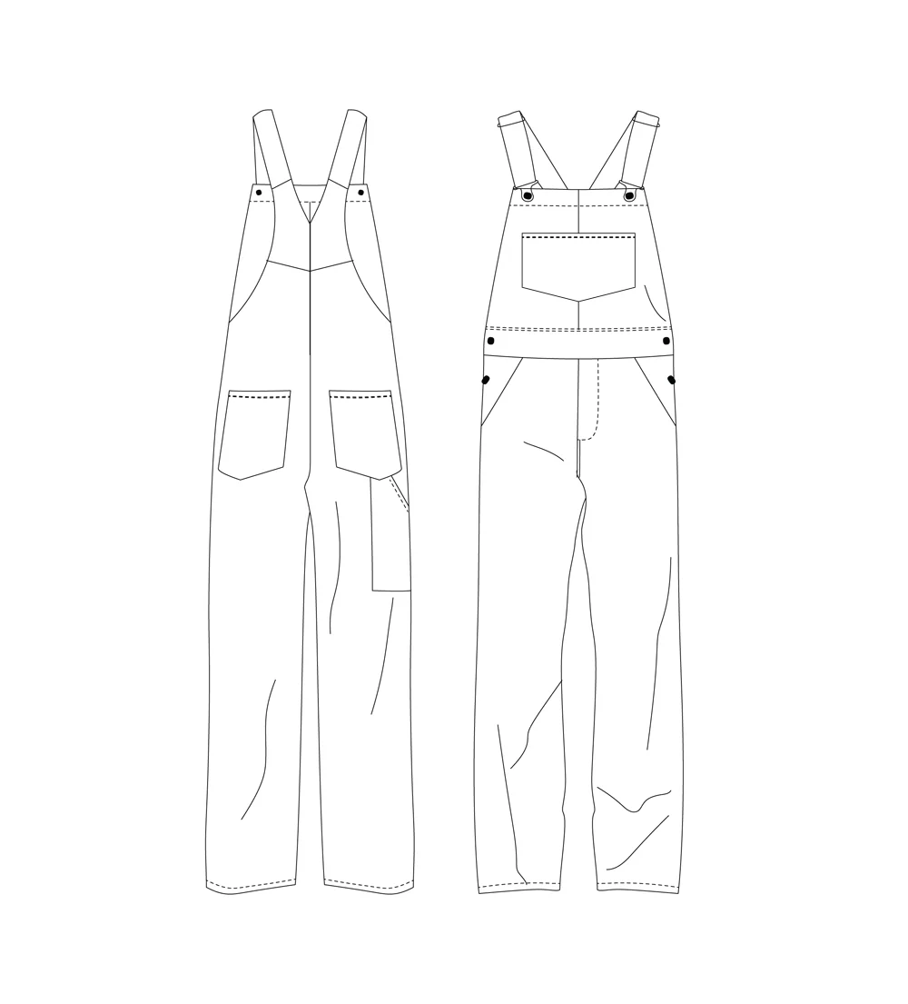 Ready to Sew Child/Teen Penny Overalls - Image 26