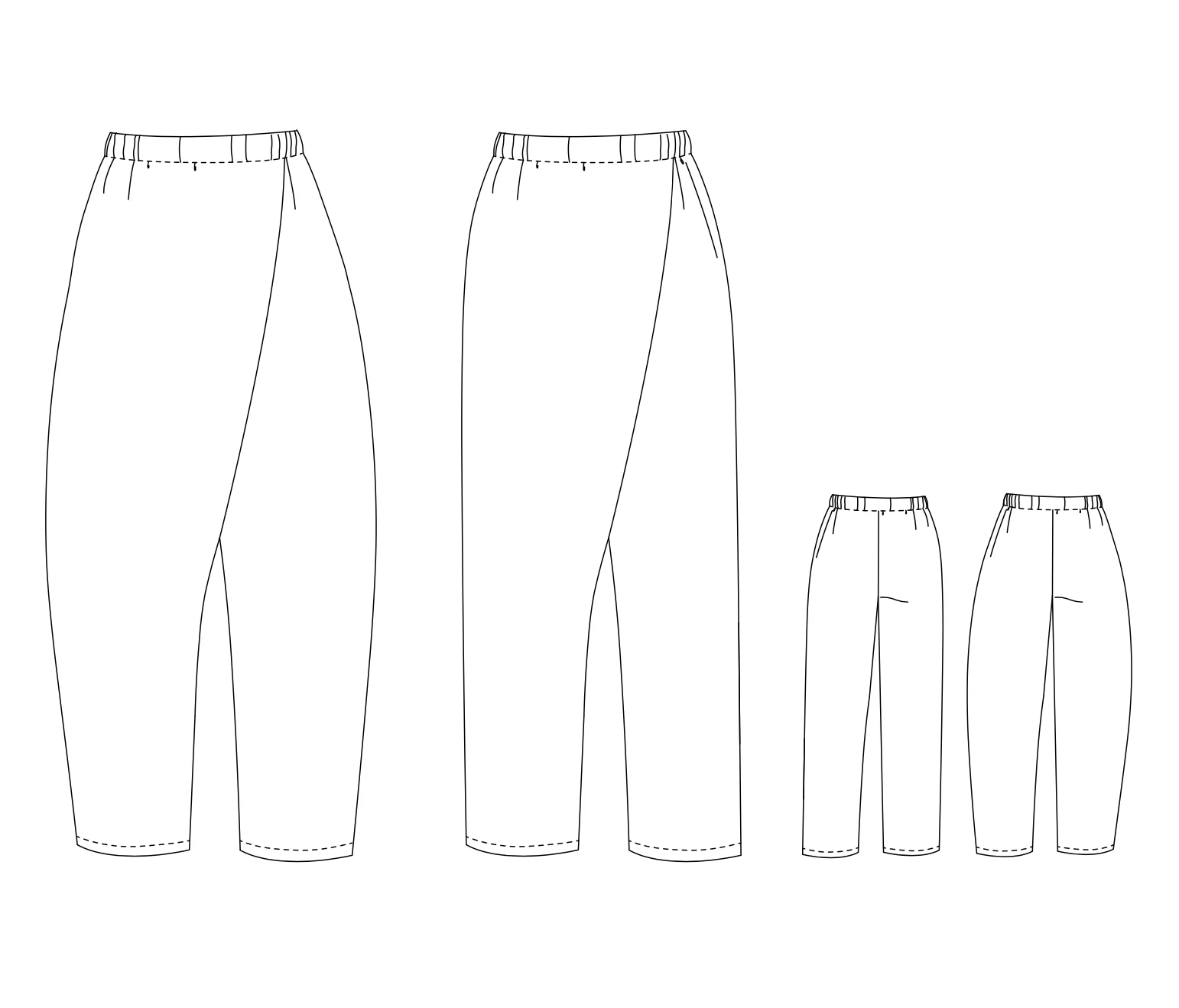 Ready to Sew Elvis Asymmetrical Pants - Image 23