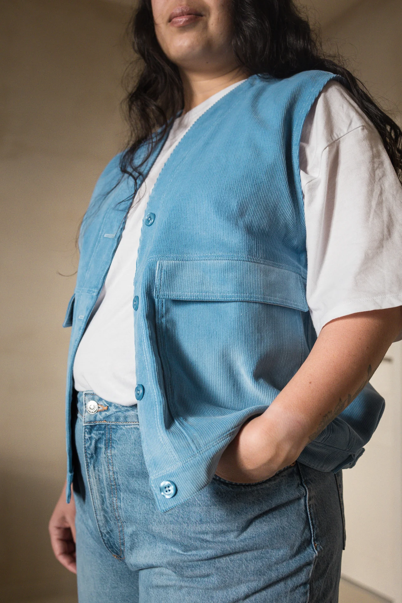Ready to Sew Hendrix Sleeveless Jacket - Image 9