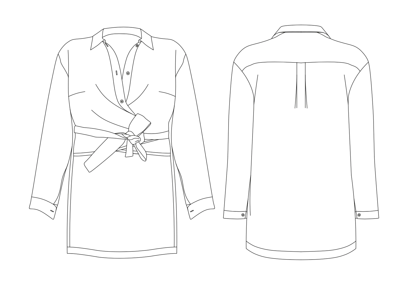 Ready to Sew Hortense Shirt - Image 17