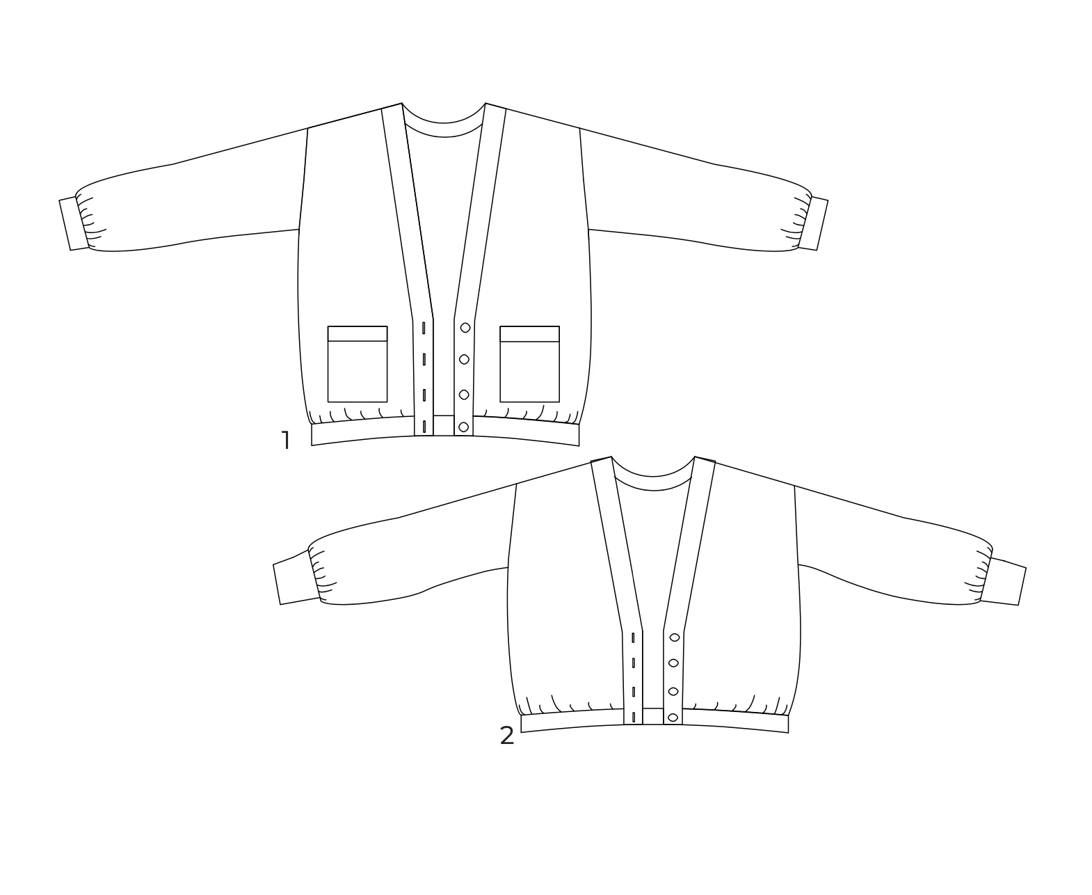 Ready to Sew Jamie Cardigan - Image 13