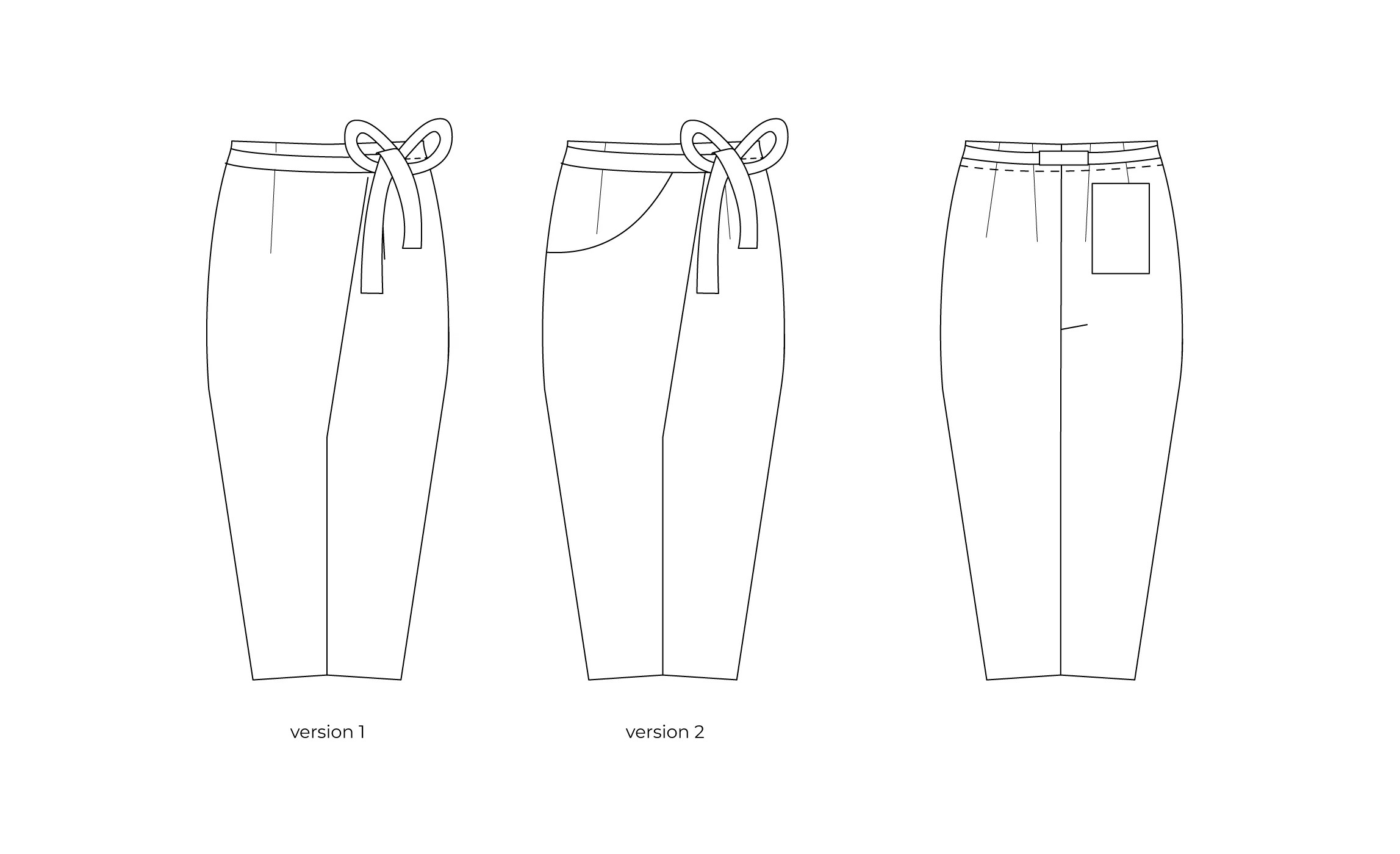 Ready to Sew Papao Wrap Pants - Image 24