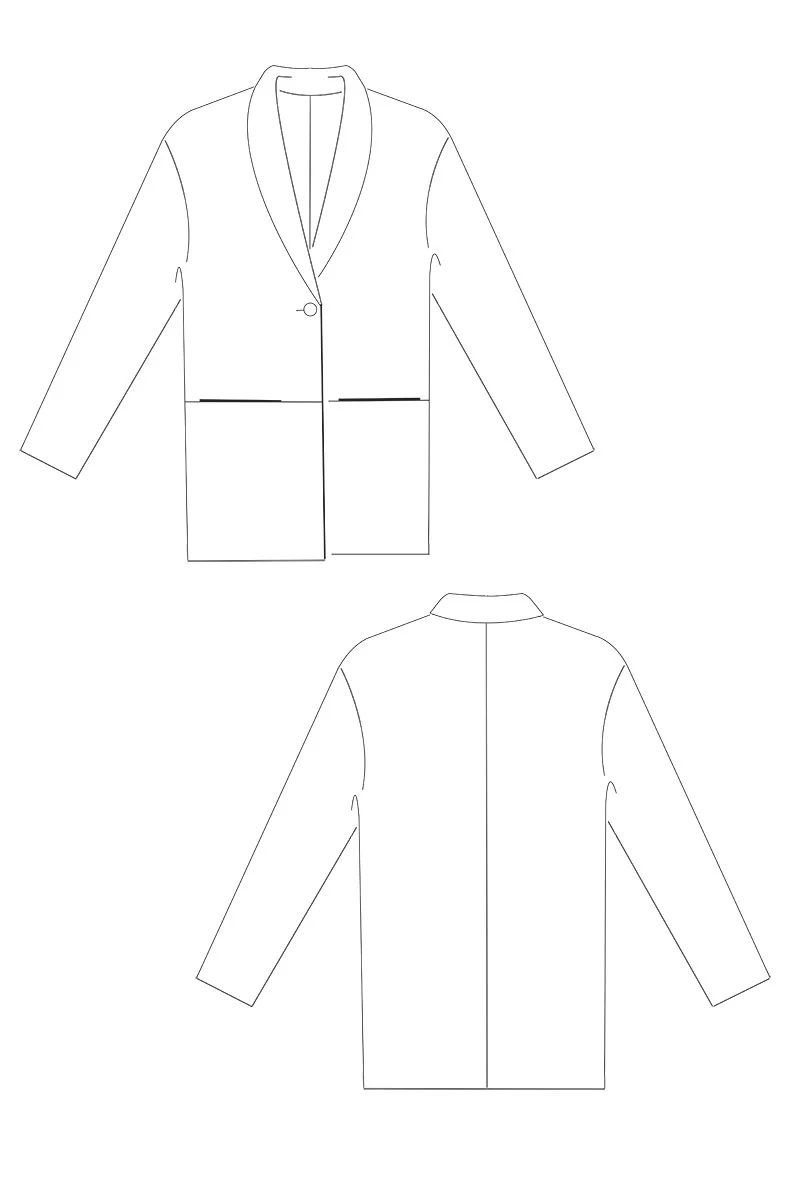 Schnittchen Patterns Silvia Coatigan - Image 19