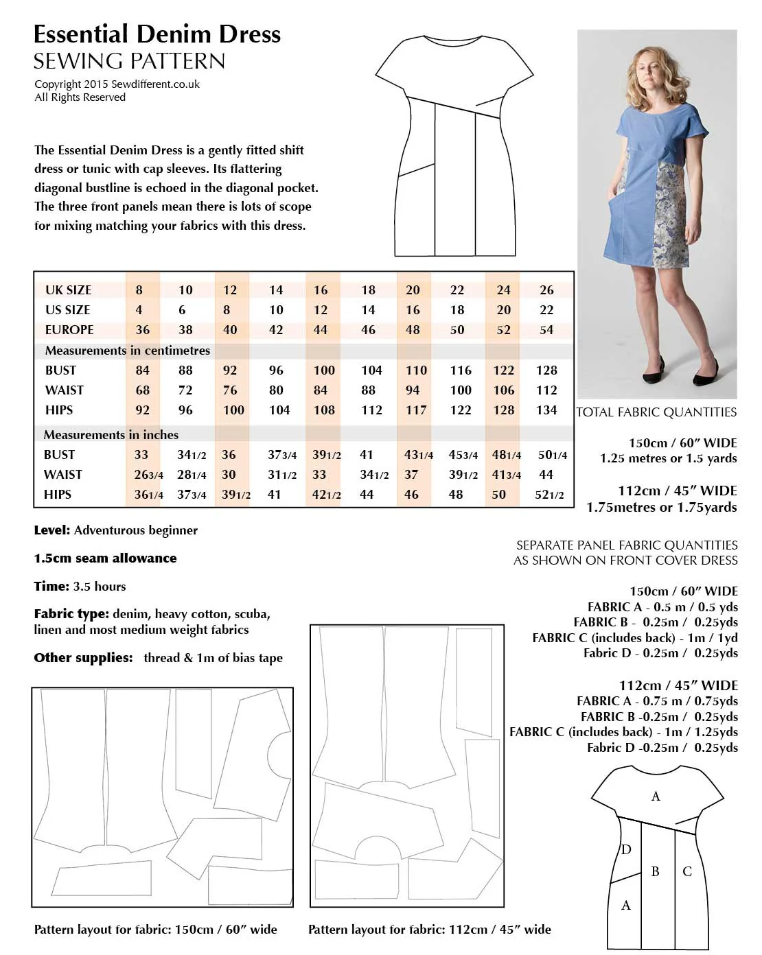 Sew Different Essential Denim Dress - Image 4