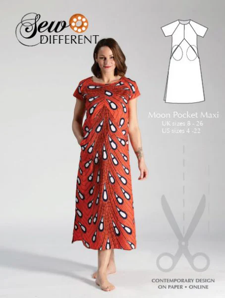 Sew Different Moon Pocket Maxi Dress - Image 3