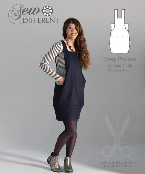 Sew Different Scoop Pinafore - Image 7