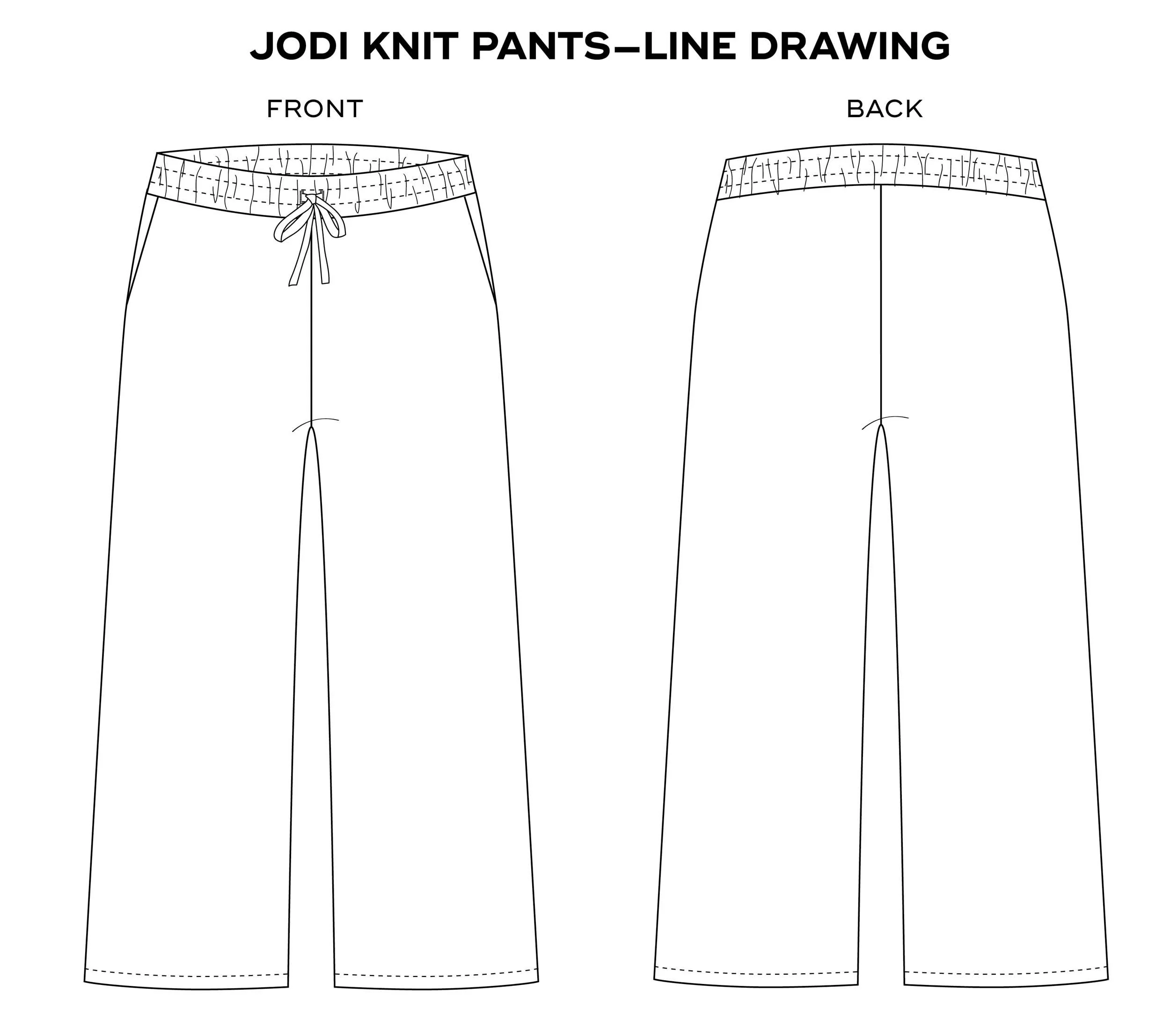 Sew DIY Jodi Knit Pants - Image 10