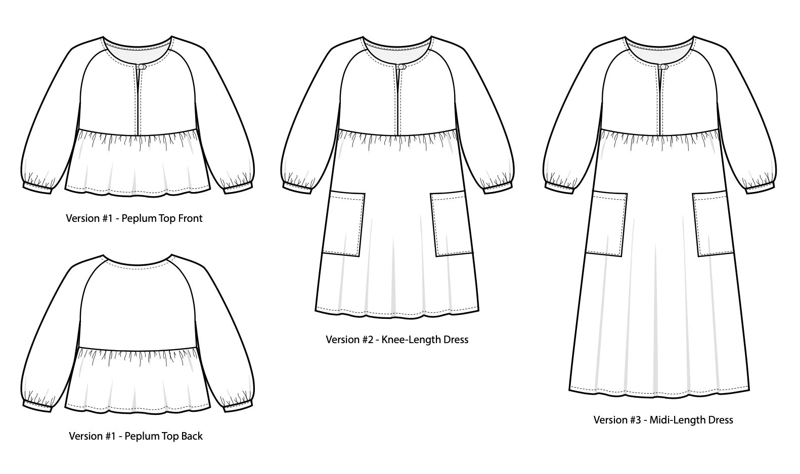 Sew House Seven Romey Gathered Dress and Top - Image 30