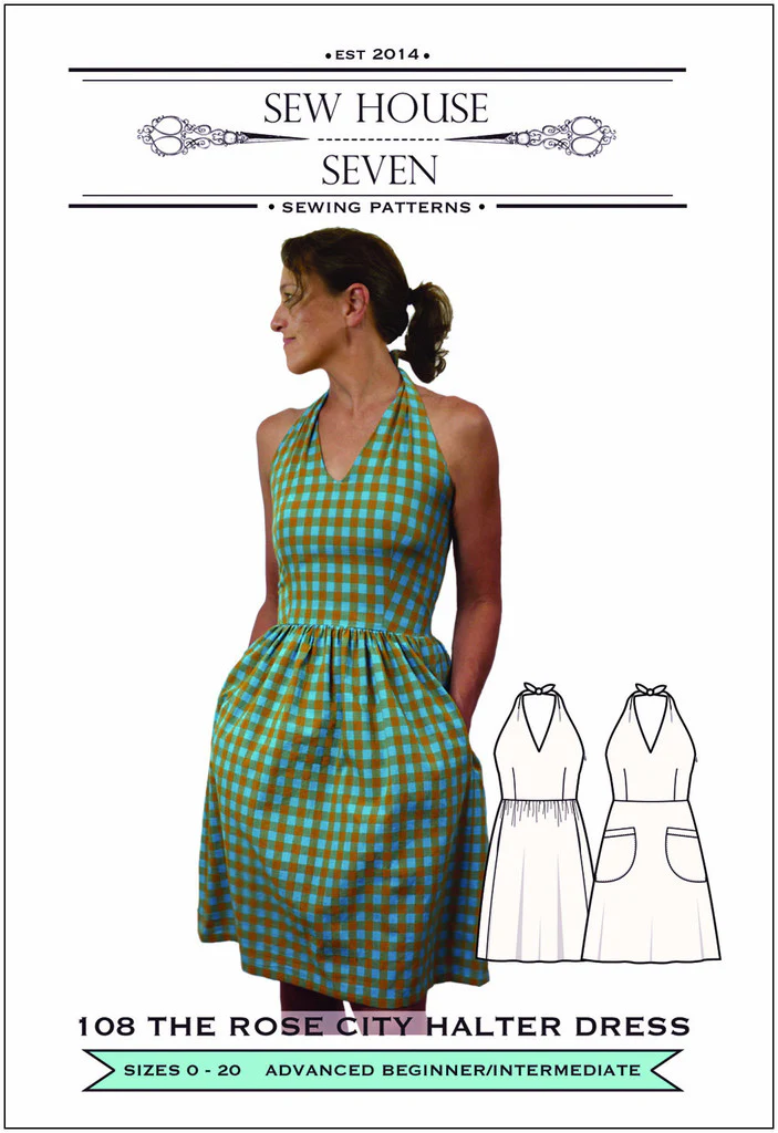Sew House Seven Rose City Halter Dress PDF - Image 12
