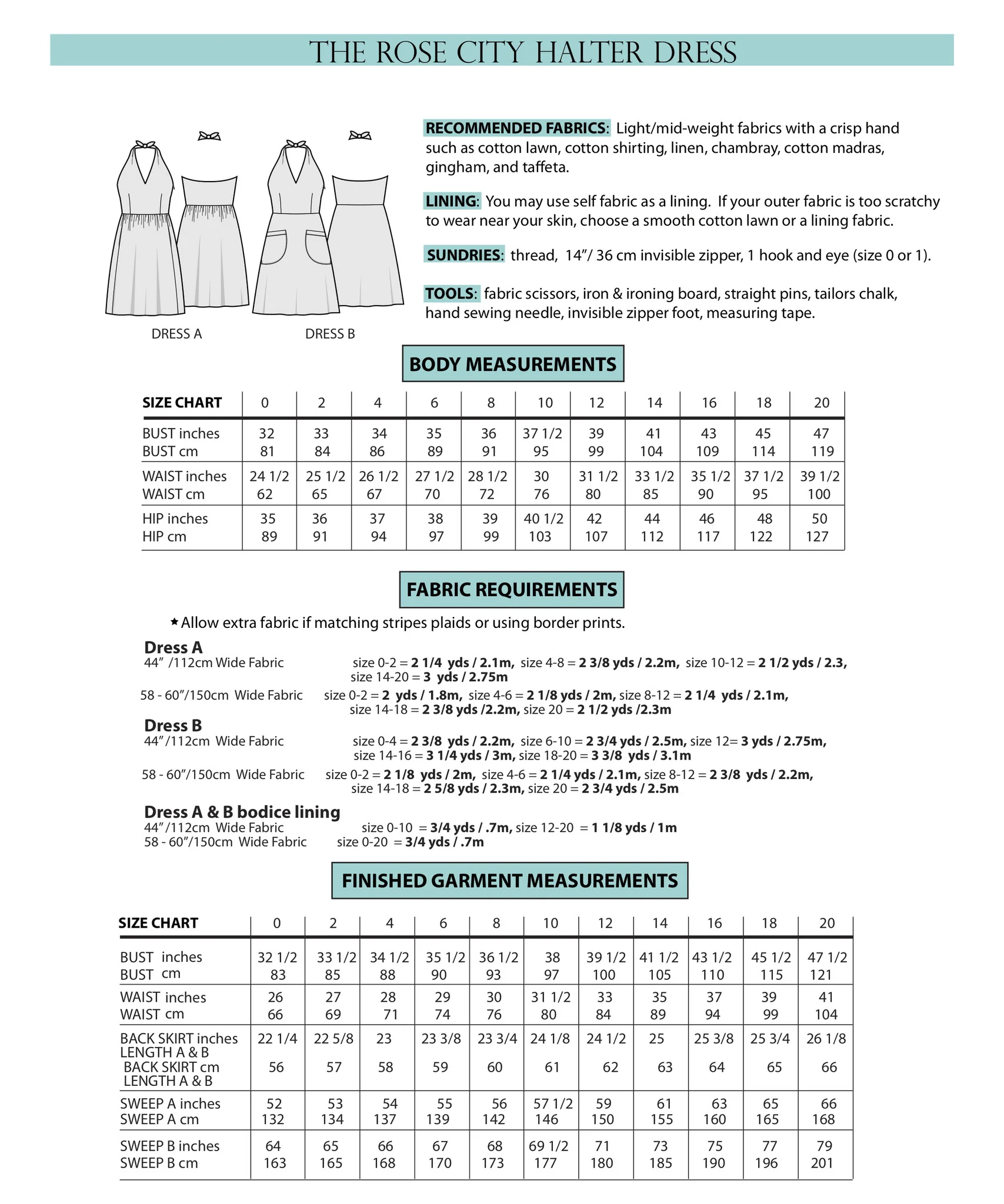Sew House Seven Rose City Halter Dress PDF - Image 13