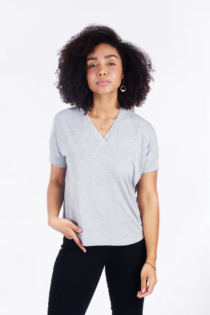 Sew House Seven Tabor V-neck Top - Printed copy shop (+£7.00)