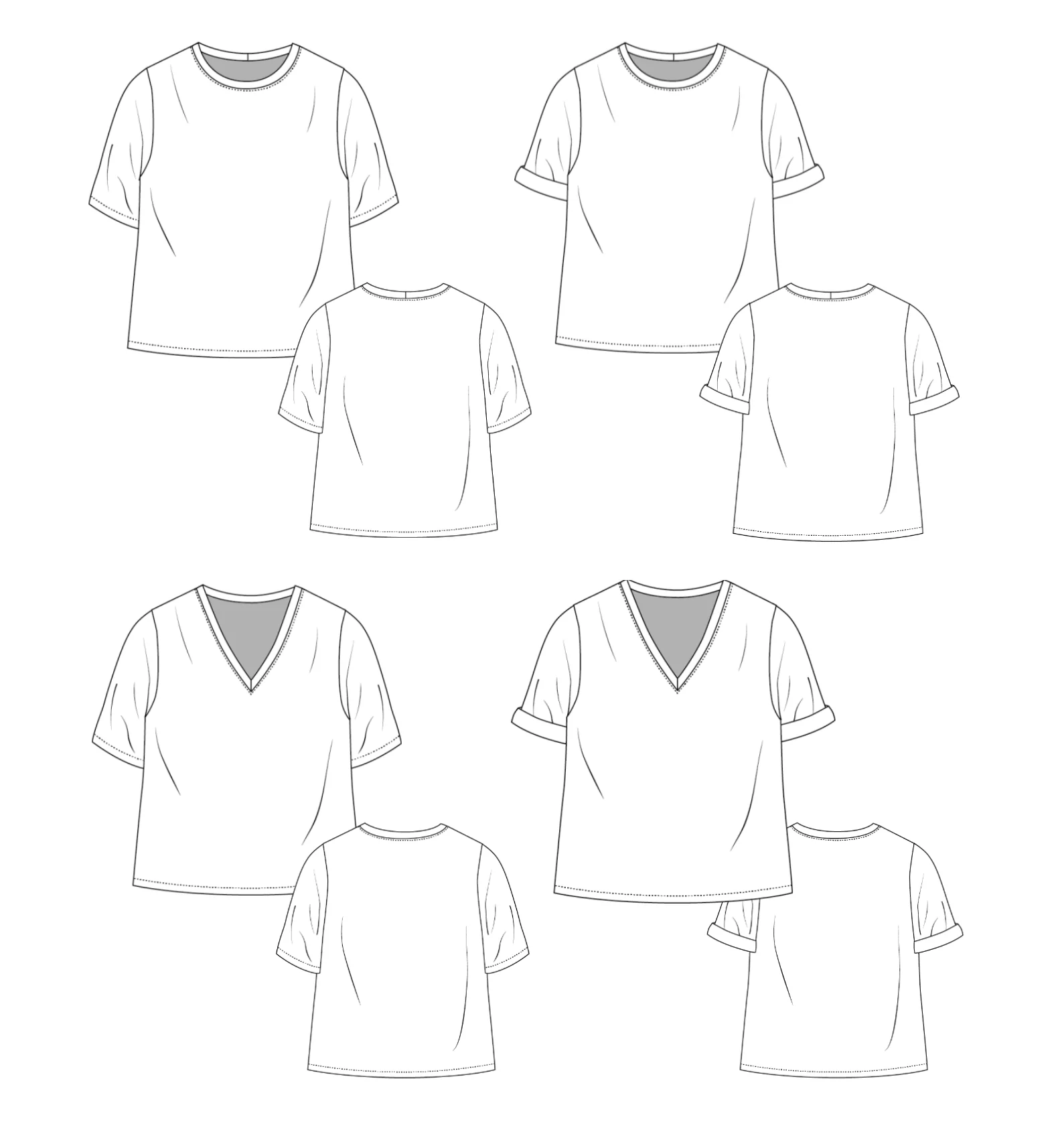 Sew.lala Patterns Nora Tee - Image 9