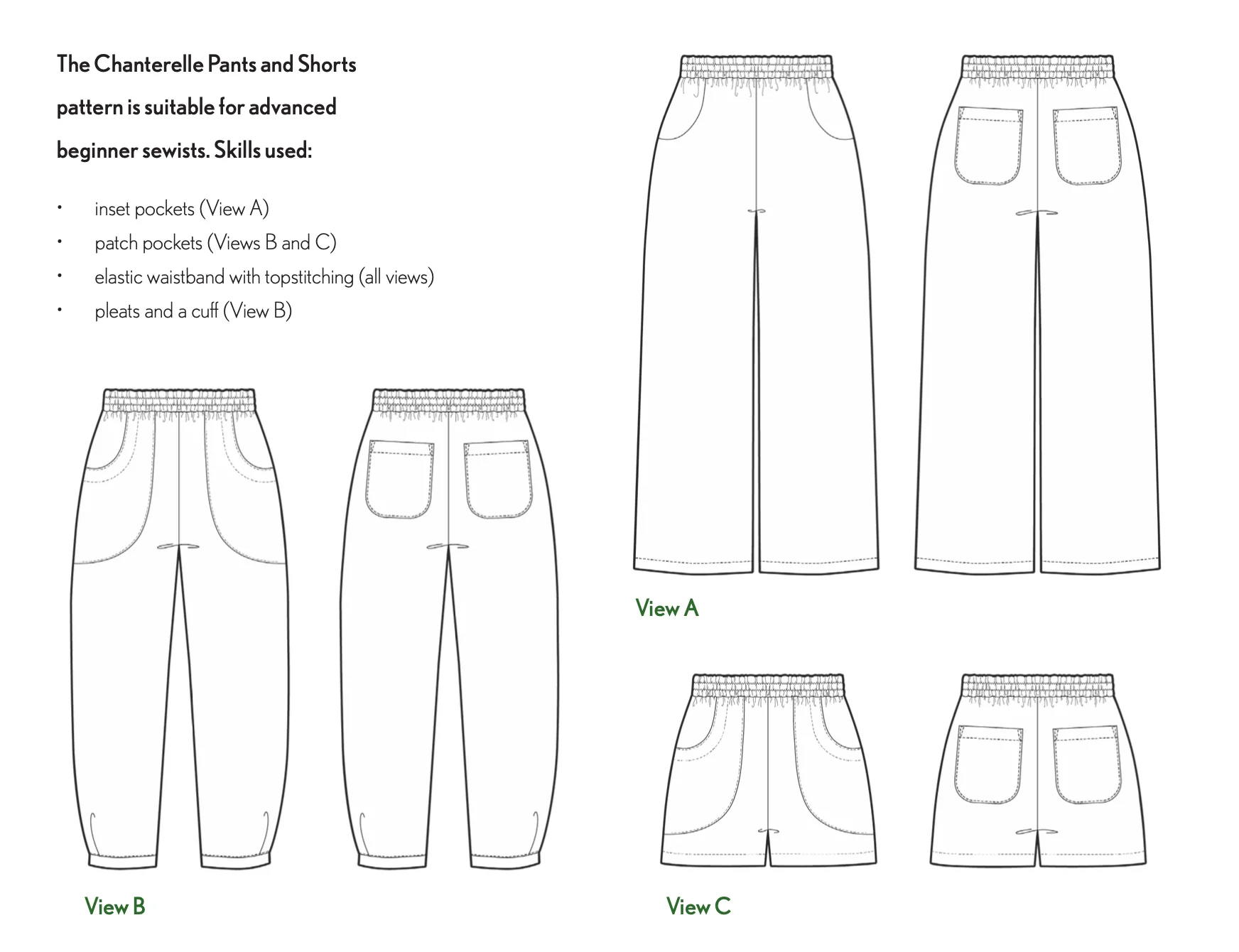 Sew Liberated Chanterelle Pants and Shorts - Image 27
