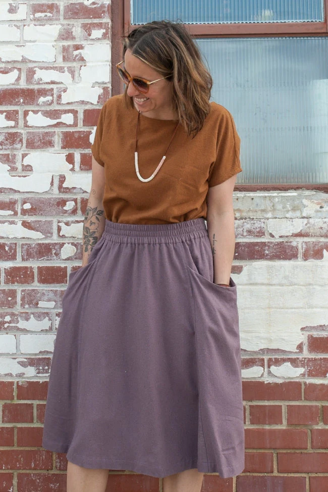 Sew Liberated Gypsum Skirt - Printed copy shop SIZES 22 - 34 (+£7.00)