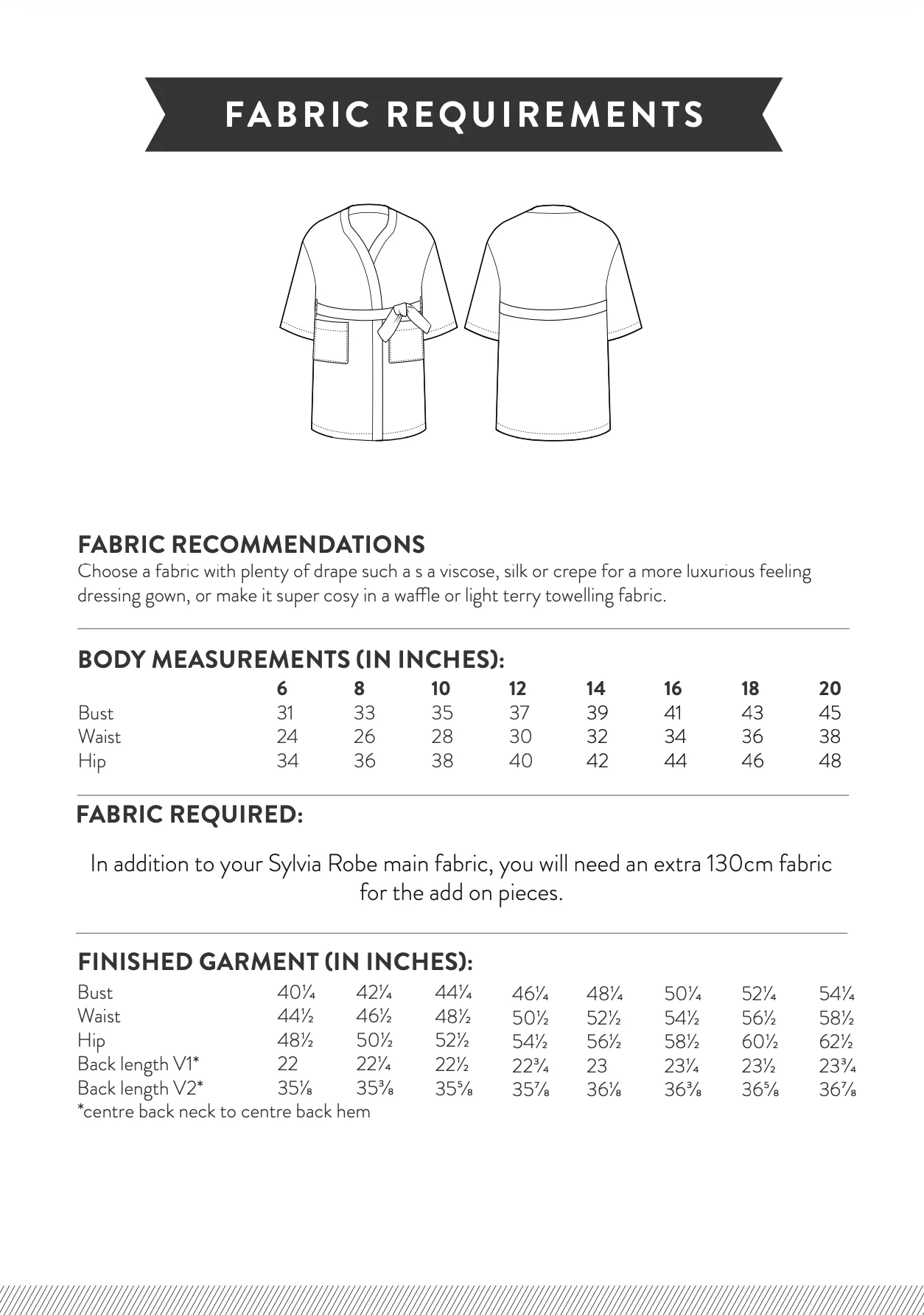 Sew Over It Sylvia Robe Dressing Gown Add-on - Image 10