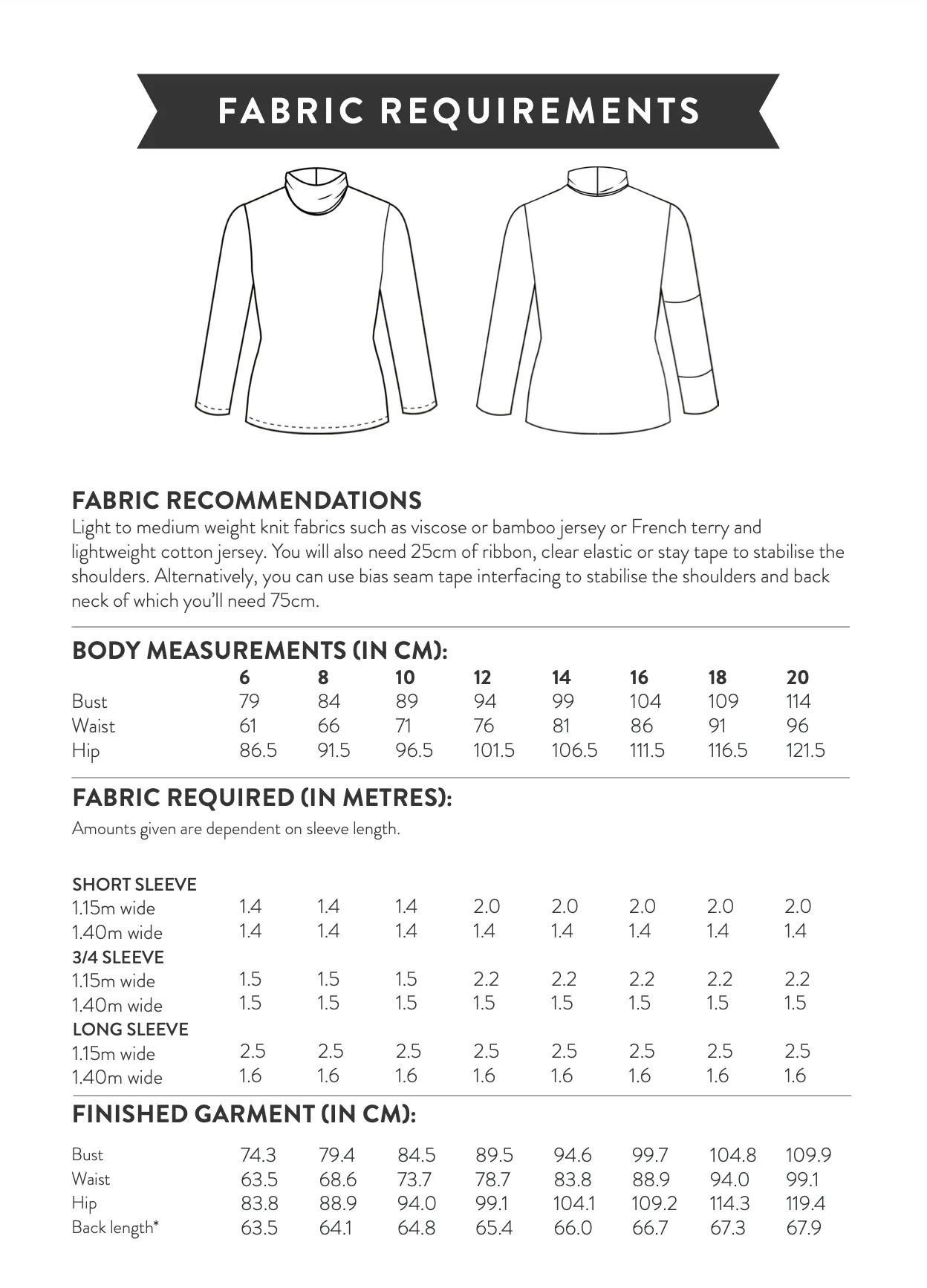 Sew Over It Ultimate T-shirt Roll Neck Add-on - Image 9