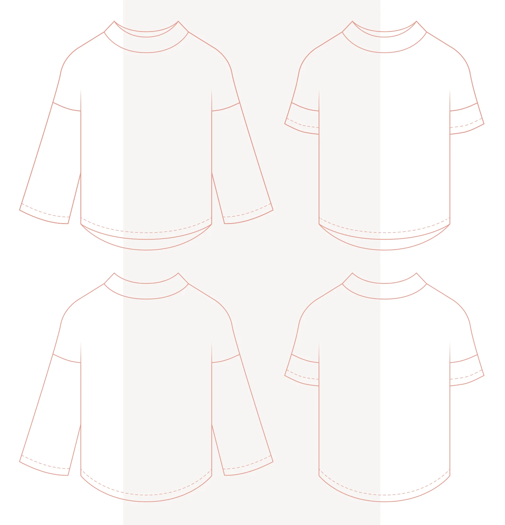 Sewing Patterns by Masin Molly Mock Neck Top - Image 9