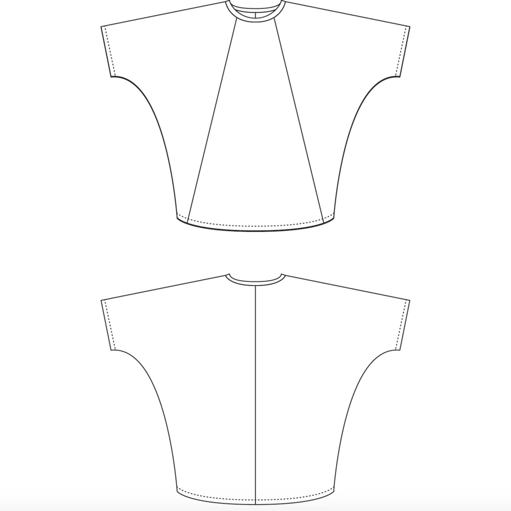 Sewing Patterns by Masin Unisex Tulia Tee - Image 15
