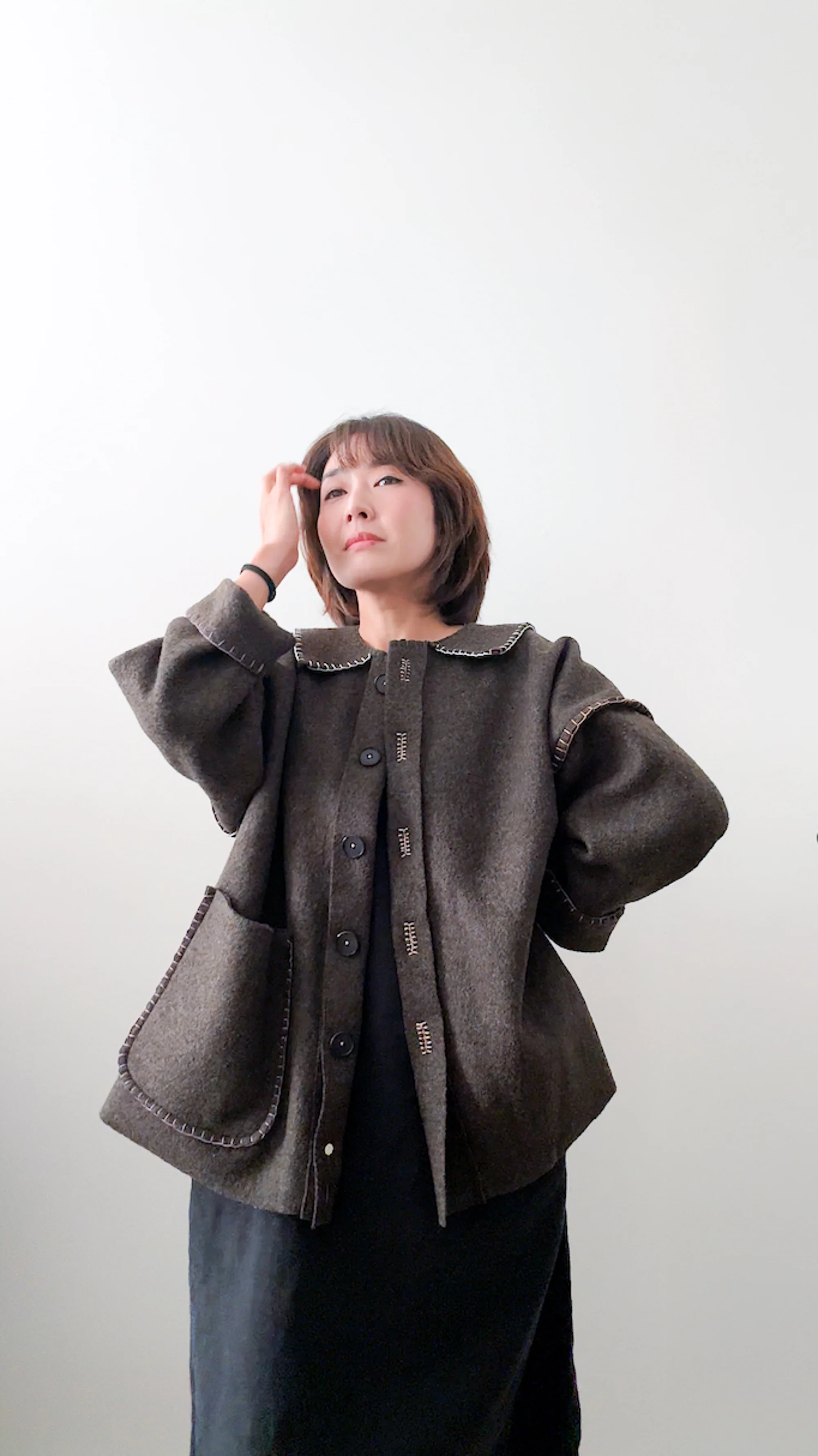Sewing Therapy Faux Collar Shirt and Dress - Image 12