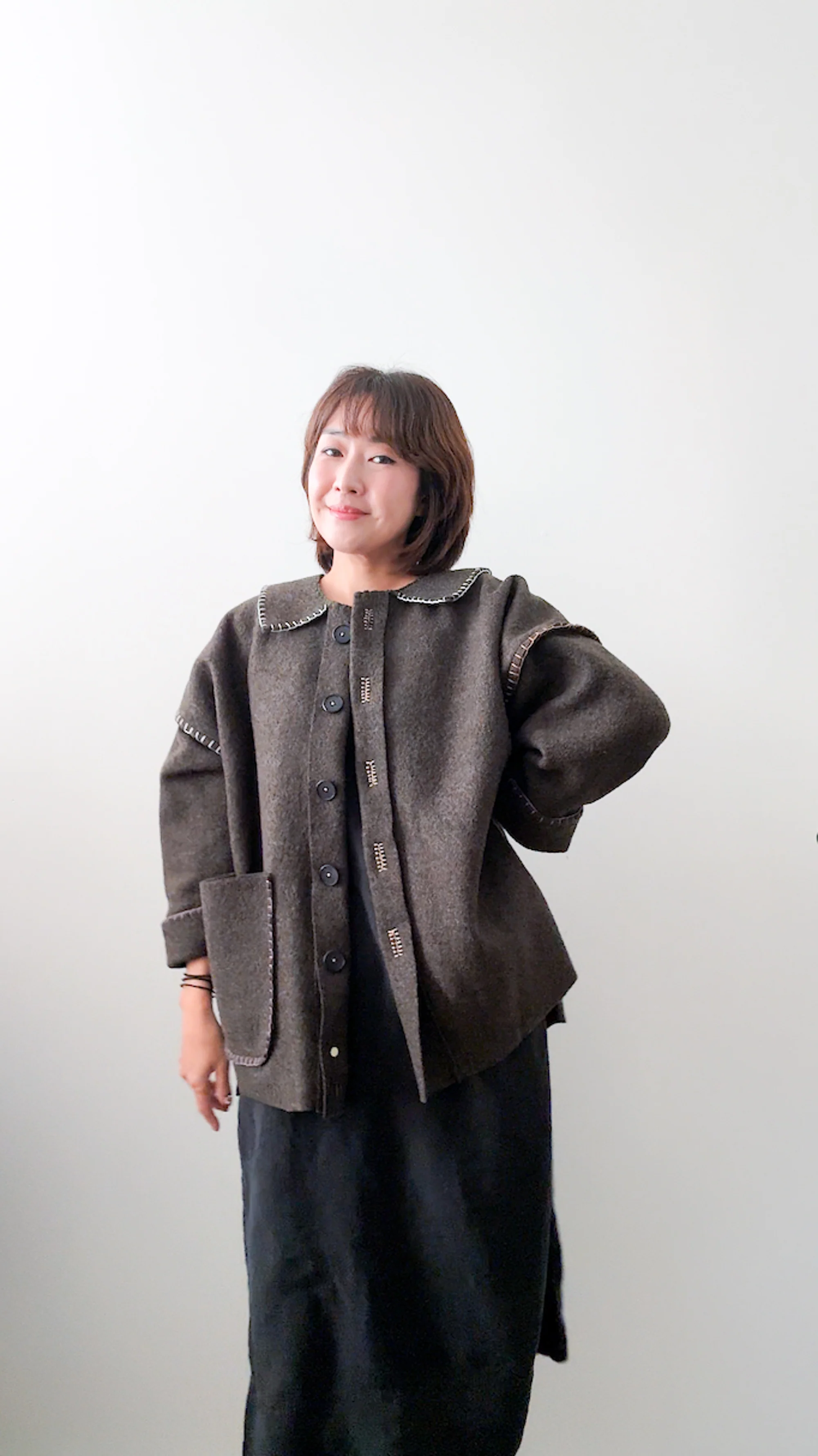 Sewing Therapy Faux Collar Shirt and Dress - Image 13