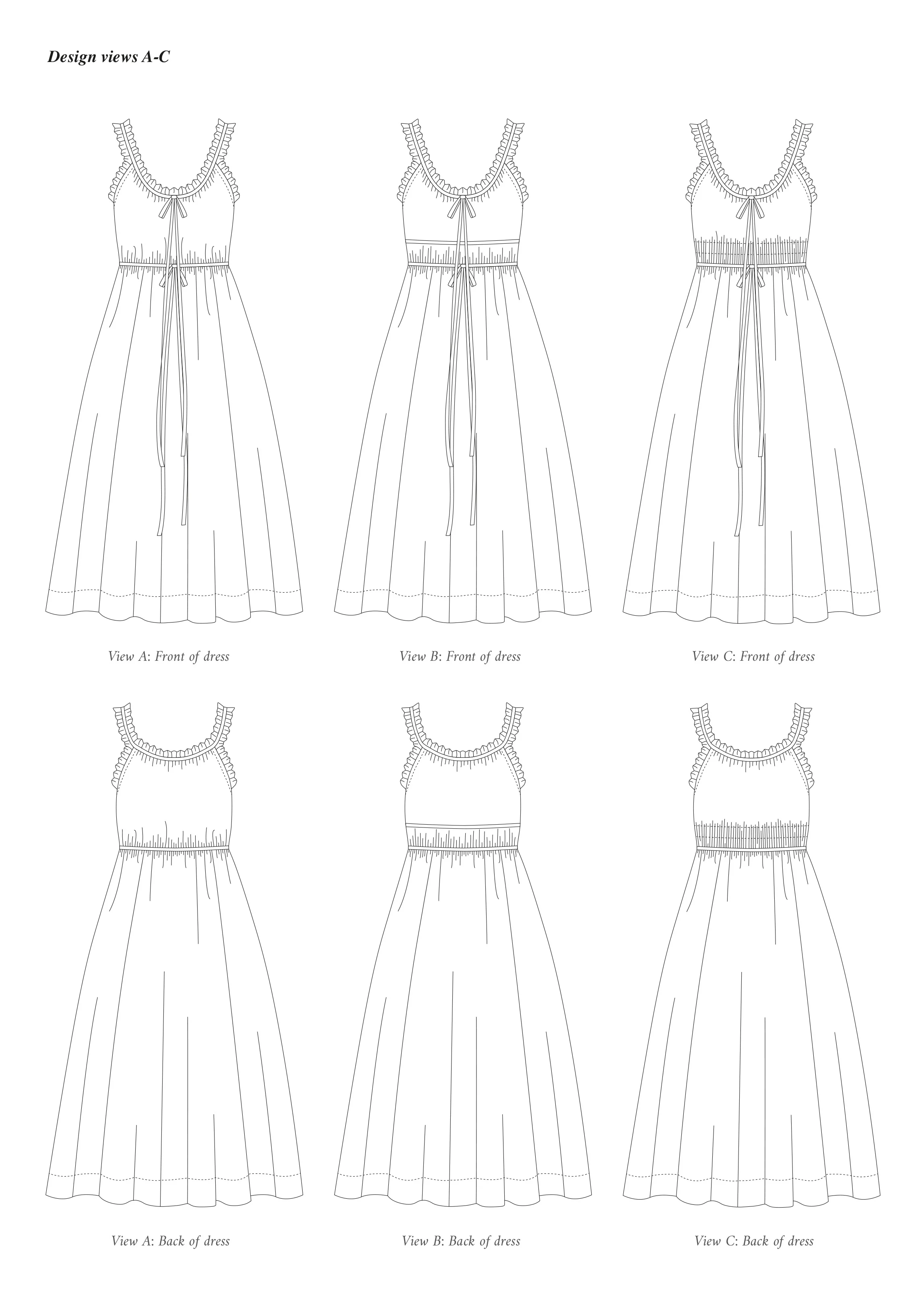 Silversaga Patterns Sleeveless Eleonora Dress - Image 9