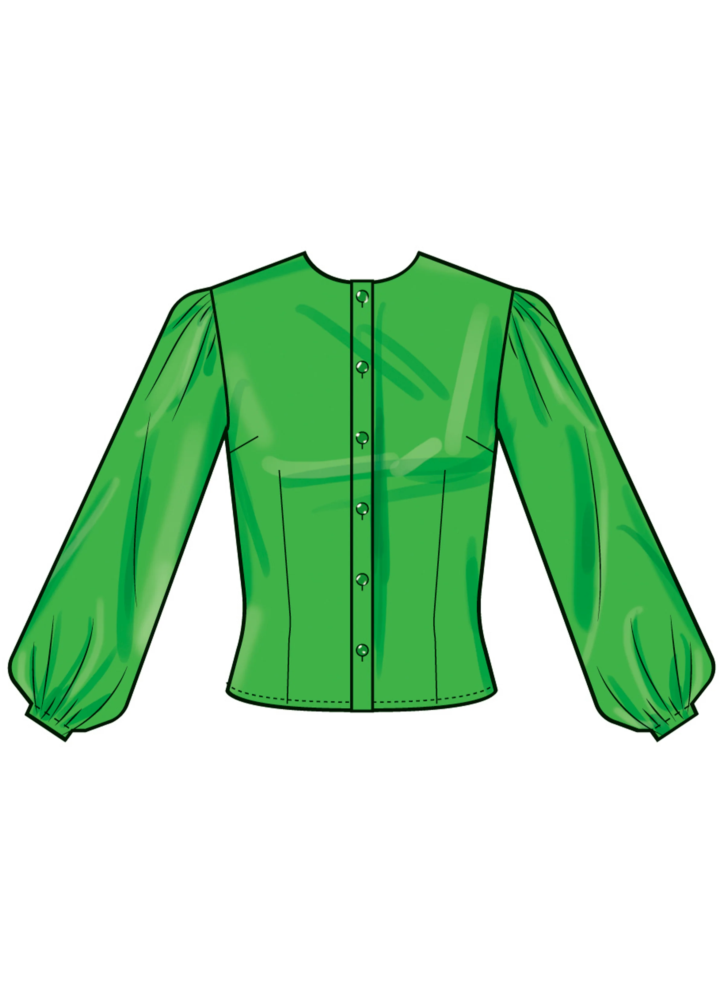 Simplicity Blouse S3032 - Image 5