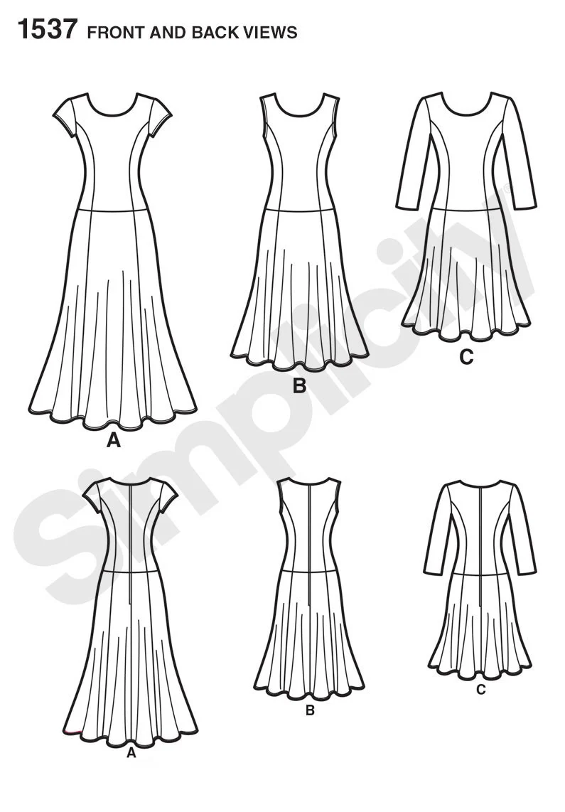 Simplicity Amazing Fit Dress S1537 - Image 5