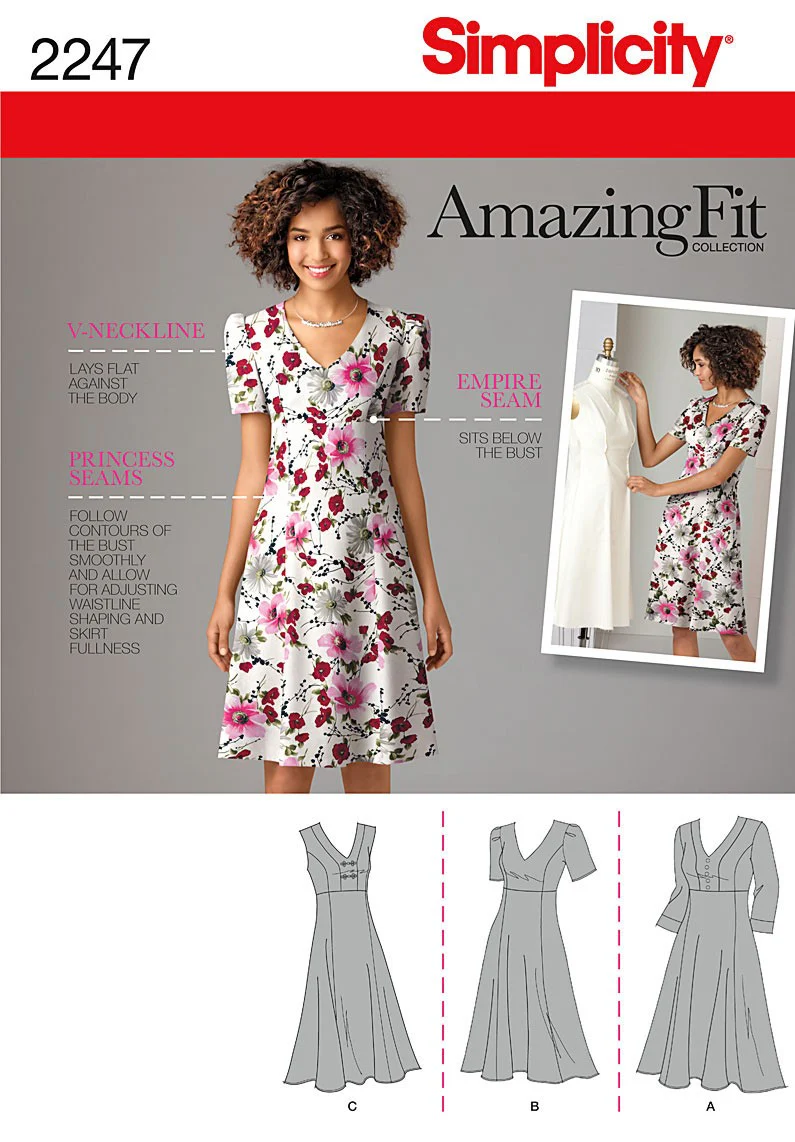 Simplicity Amazing Fit Dress S2247 - Image 2