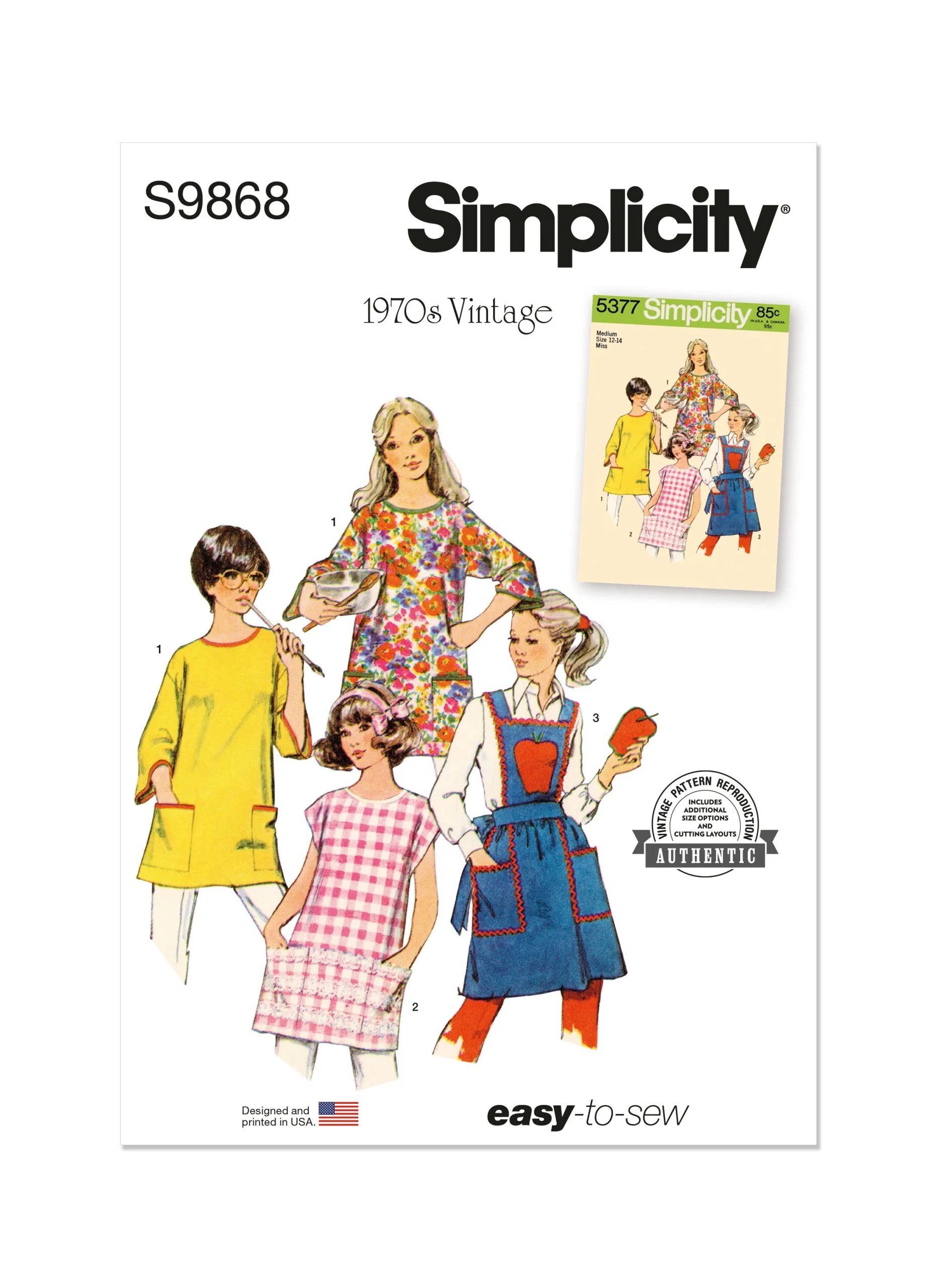 Simplicity Aprons S9868 - Image 2