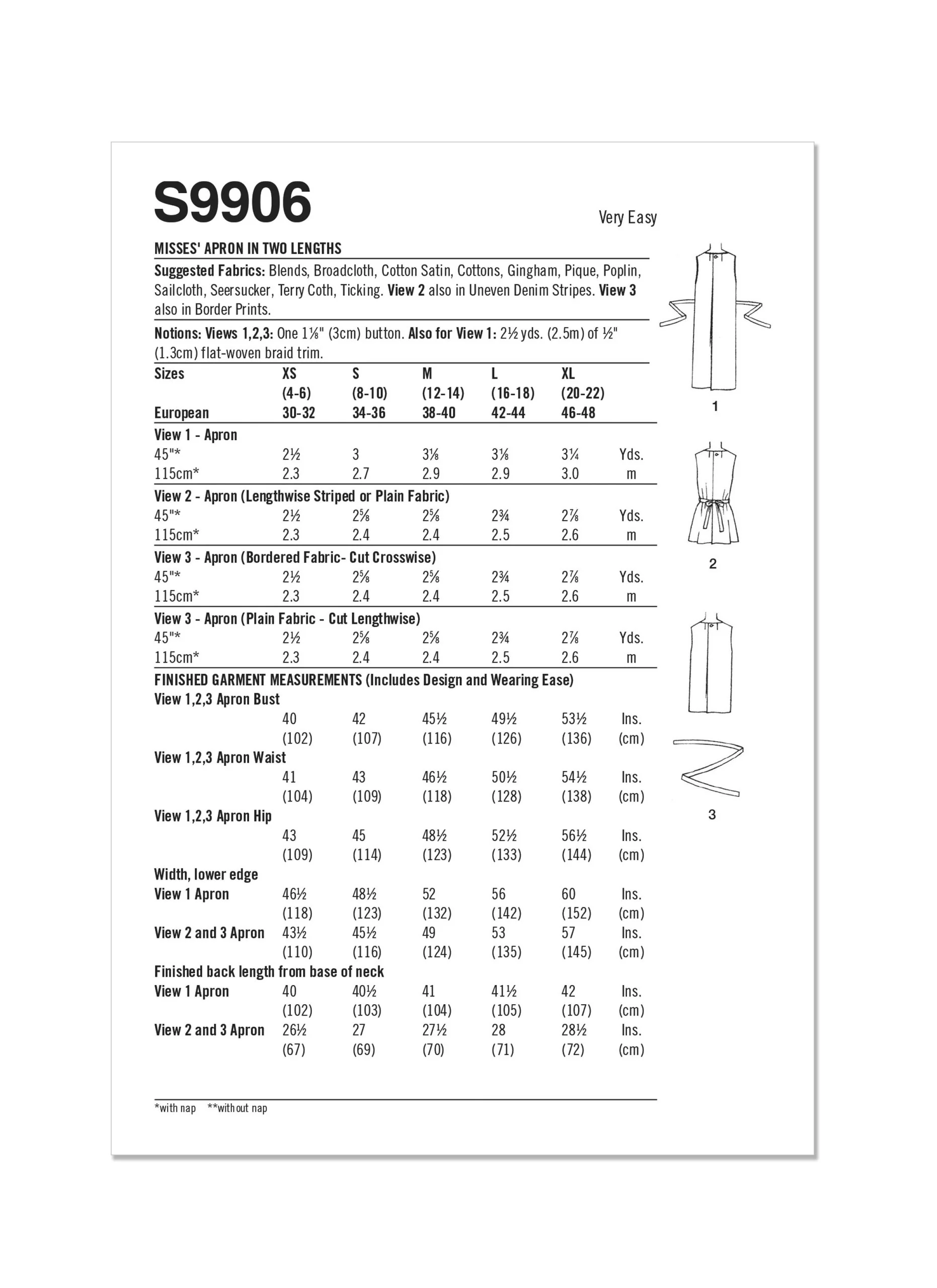 Simplicity Aprons S9906 - Image 6