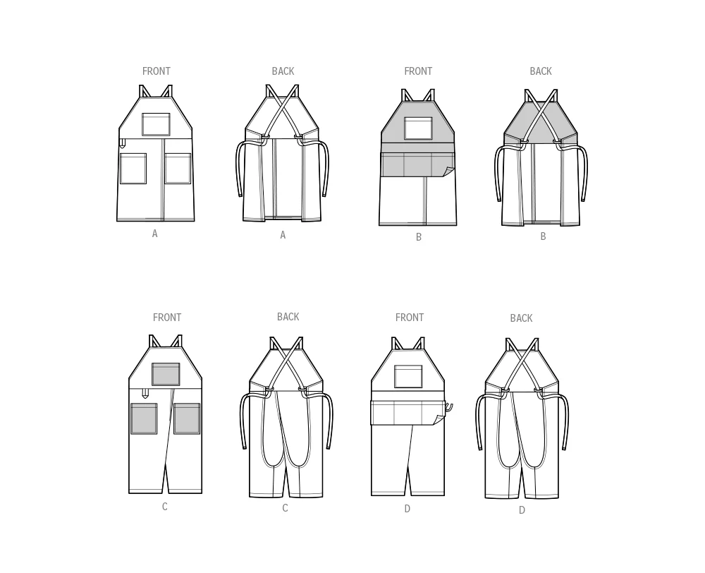 Simplicity Aprons & Trouser Aprons S3021 - Image 10
