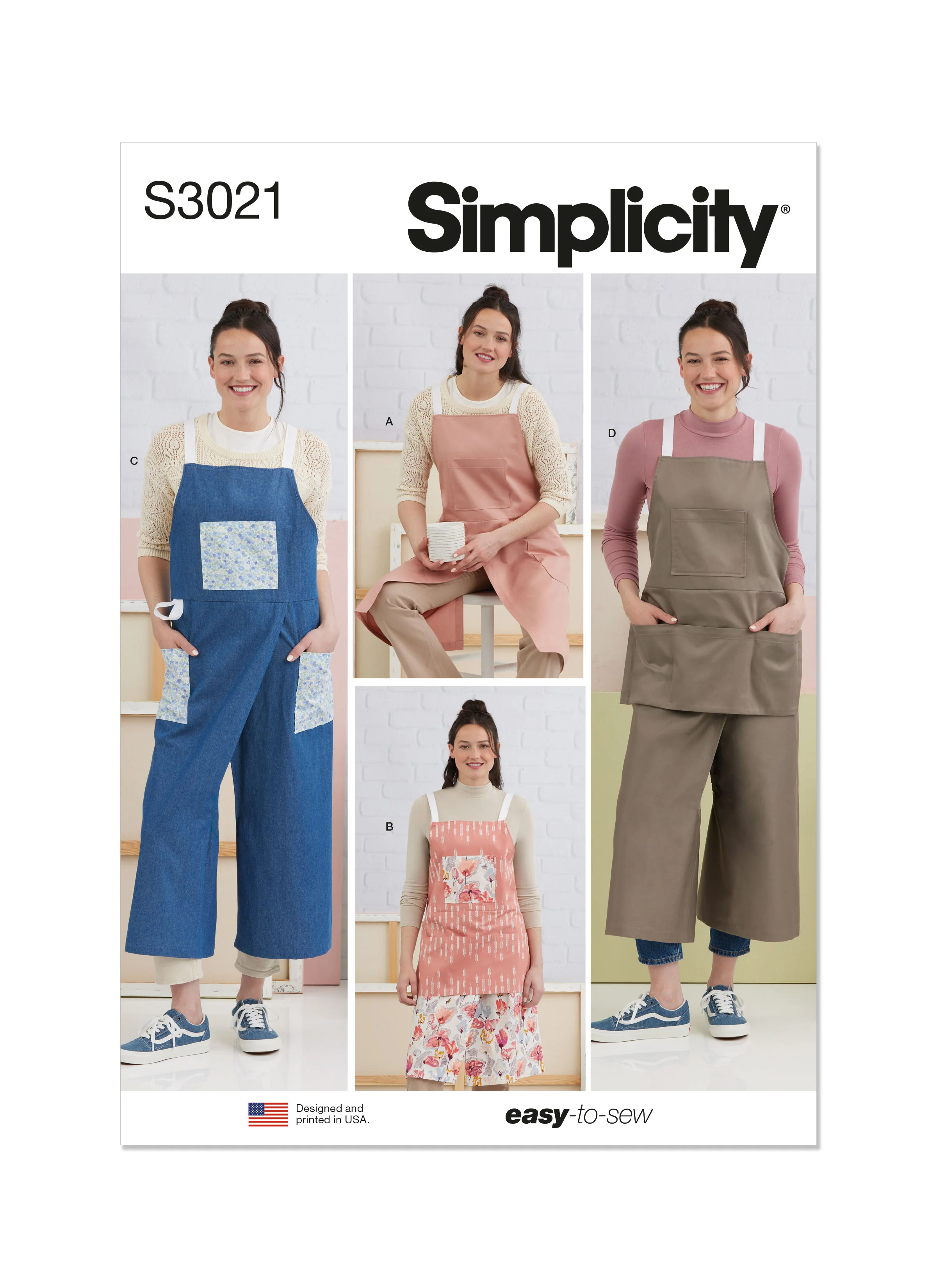 Simplicity Aprons & Trouser Aprons S3021 - Image 3