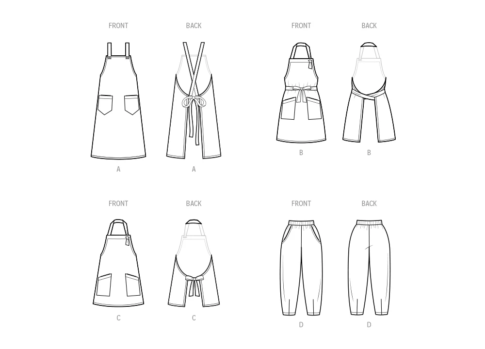 Simplicity Aprons & Trousers S9907 - Image 13