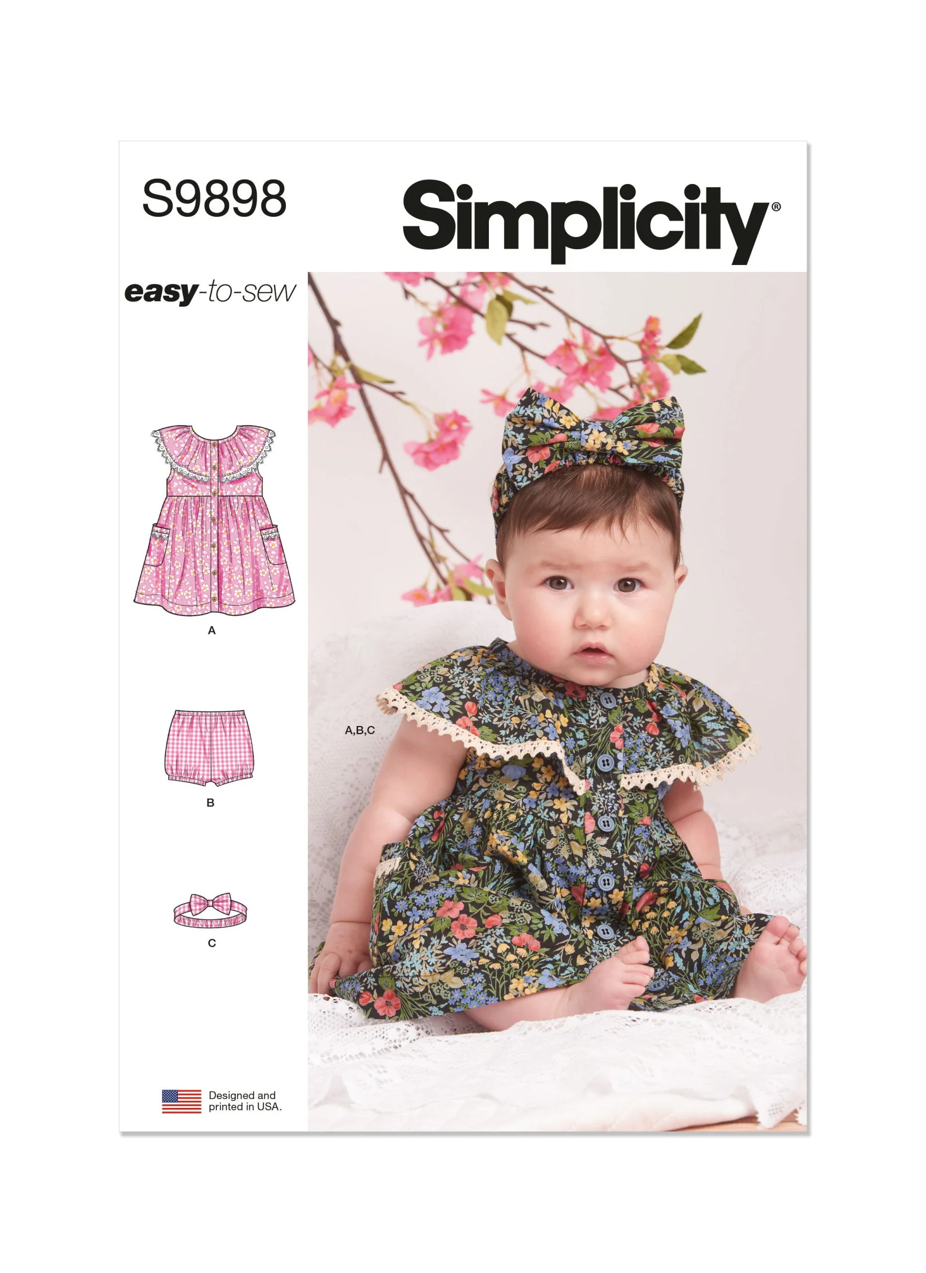 Simplicity Babies Dress S9898 - Image 2