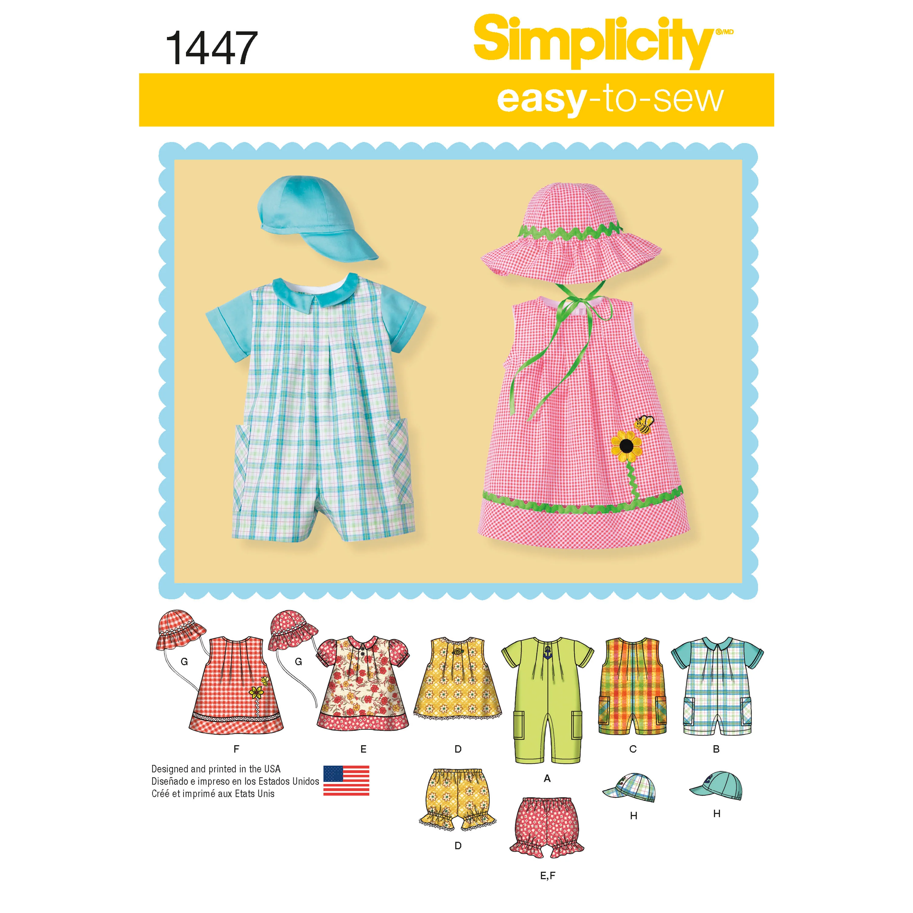 Simplicity Babies' Outfits S1447 - Image 2