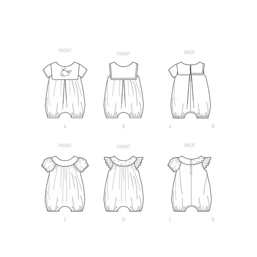Simplicity Babies Rompers S9484 - Image 11