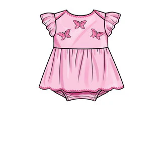 Simplicity Babies Rompers S9557 - Image 4