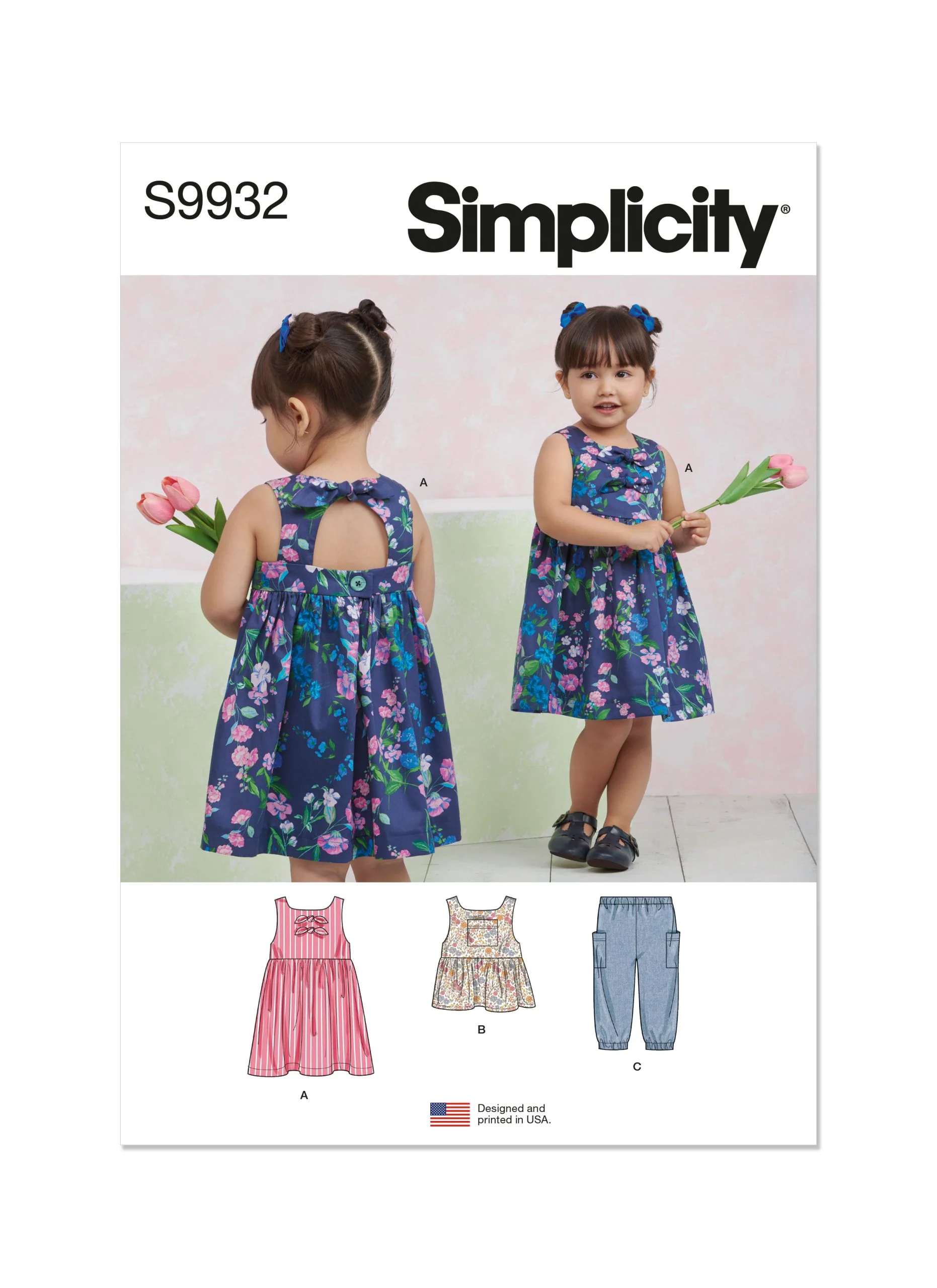 Simplicity Baby/Child Dress, Top & Trousers S9932 - Image 2