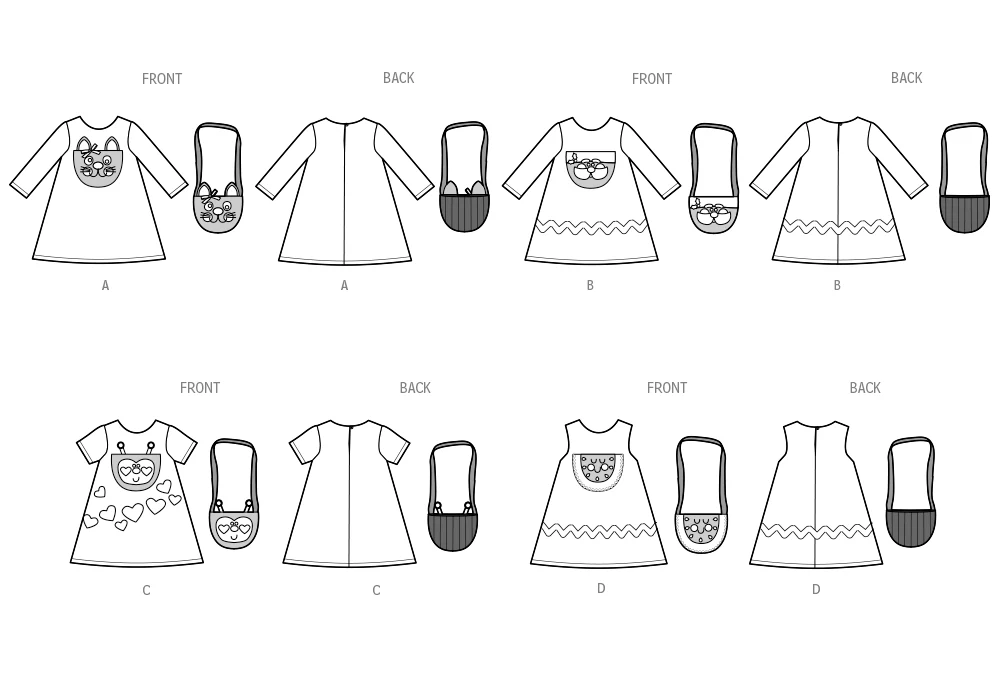 Simplicity Baby/Child Dresses S3042 - Image 11