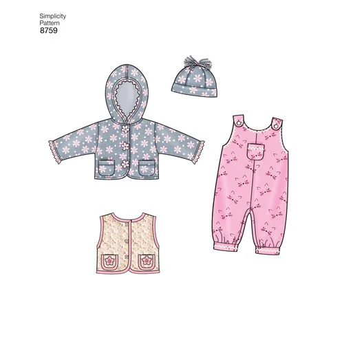 Simplicity Baby Winter Outfit S8759 - Image 3