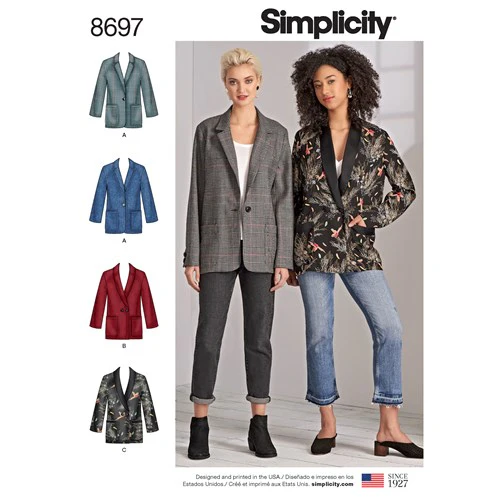 Simplicity Blazer S8697 - Image 2