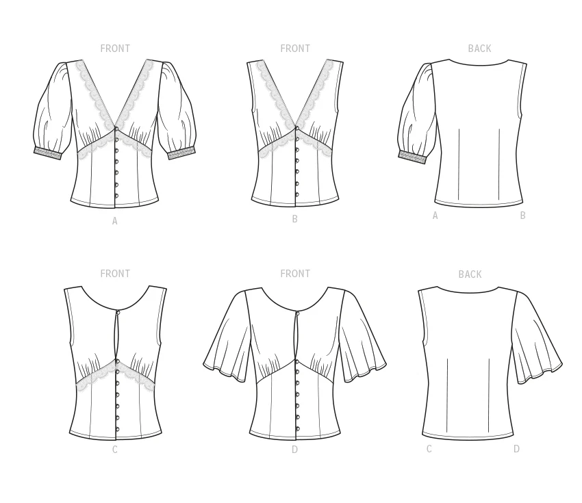 Simplicity Blouses S9606 - Image 9