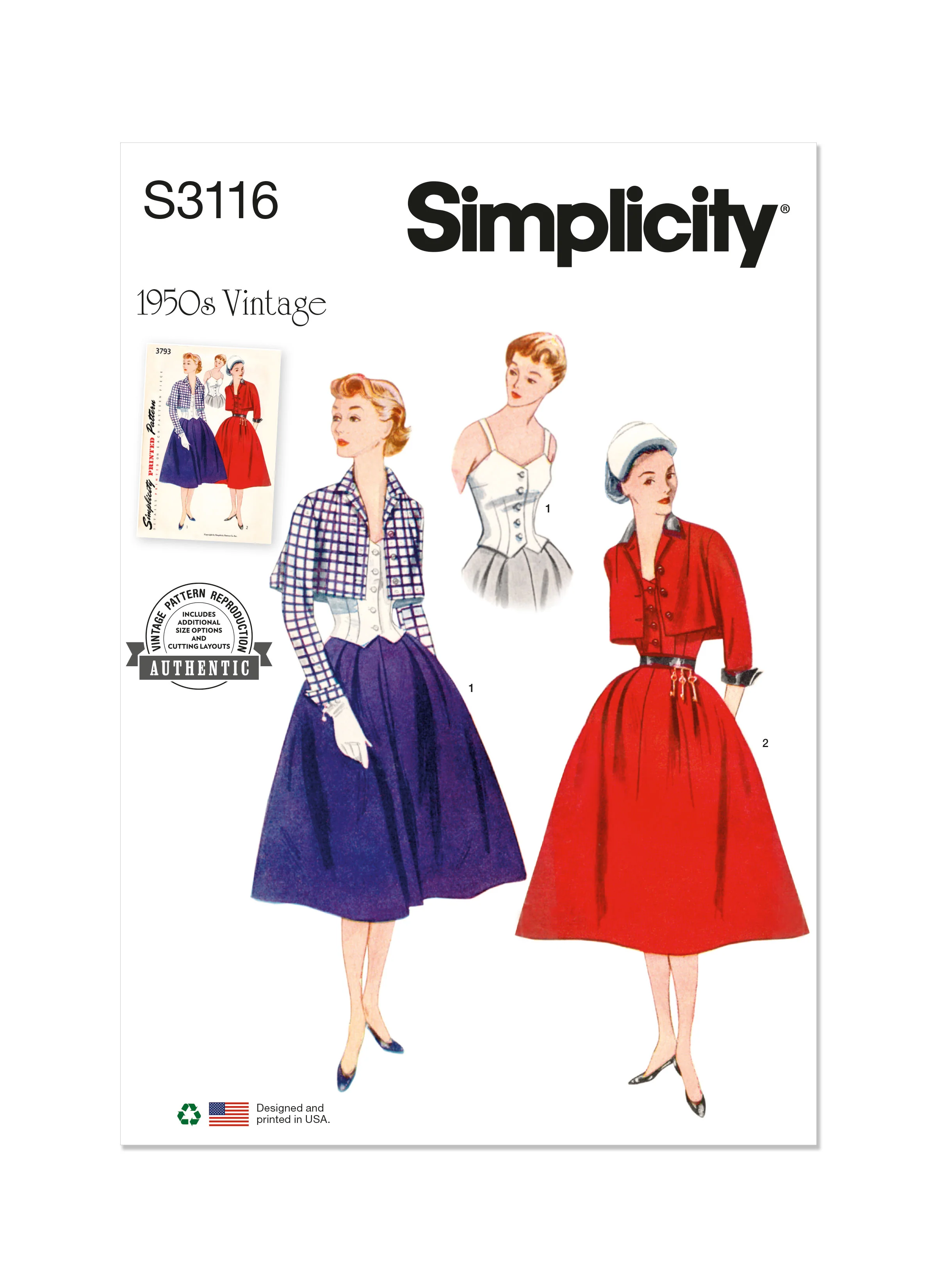 Simplicity Bolero Suit and Bodice S3116 - Image 2
